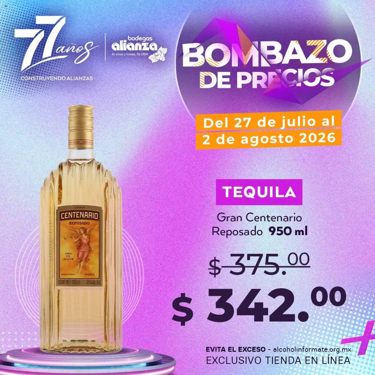 Nuevas ofertas de Bodegas Alianza válidas en toda la República Mexicana desde el 27/07/2026. ¡Encuentra las mejores ofertas en Bodegas Alianza catálogo Bombazo de Precios! | Página: 2