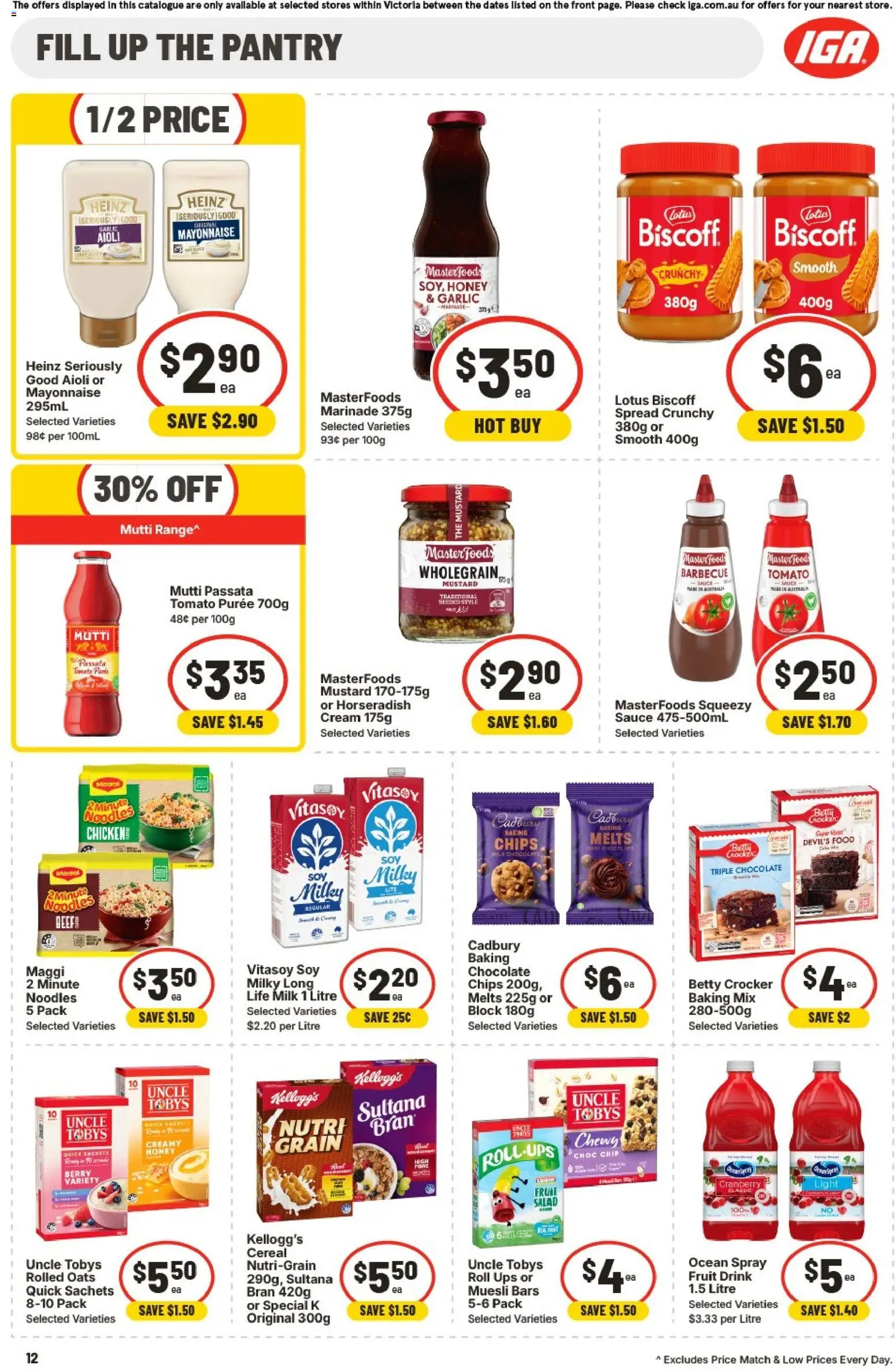 IGA catalogue - valid from 02/09/2026 | Page: 10 | Products: Horseradish, Sachets, Sauce, Muesli