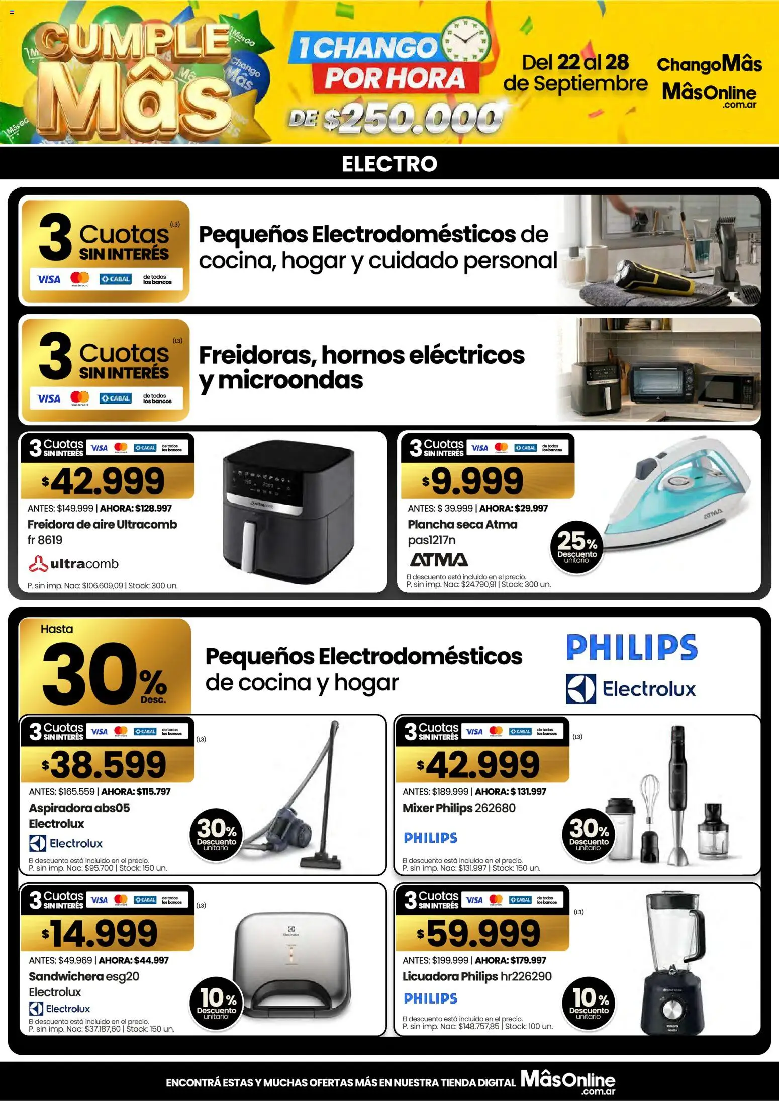 Changomas Ofertas │ válido desde el 22/09/2026 | Página: 11