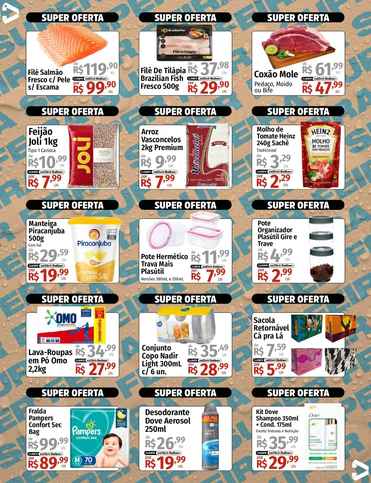 Supermercado Dalben Folheto - válido de 31/08/2026 | Página: 2 | Produtos: Feijão, Pó, Desodorante, Manteiga