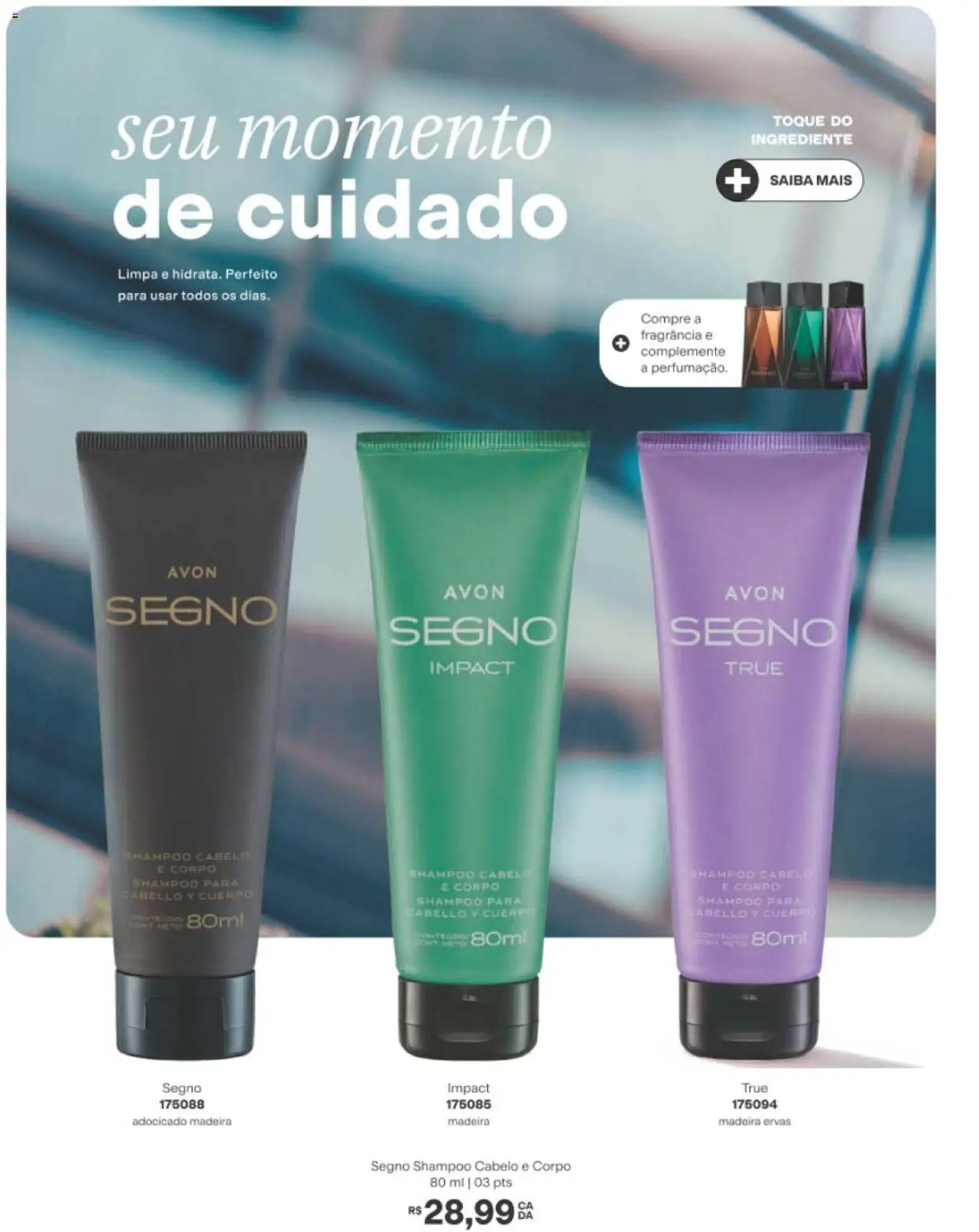 Avon Folheto - válido de 19/07/2026 | Página: 158 | Produtos: Shampoo, Fragrância