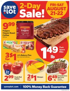Preview of Save a Lot weekly ads valid from 08/21/2026 | Page: 1