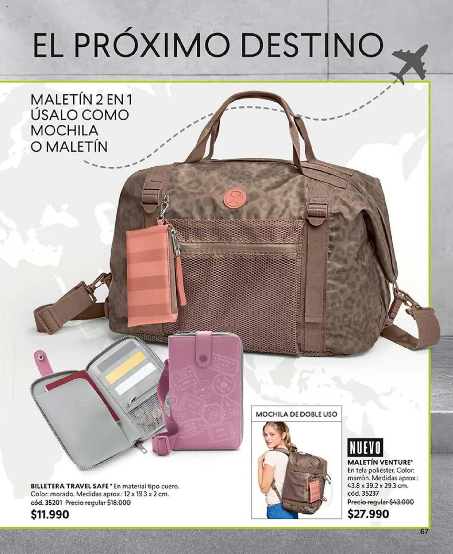Catálogo CyZone Campaña 15 │ válido desde el 06.09.2026 | Página: 67 | Productos: Maletin, Mochila, Billetera
