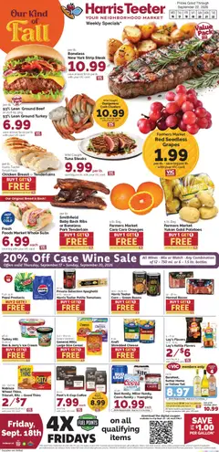 Preview of Harris Teeter weekly ads valid from 09/16/2026