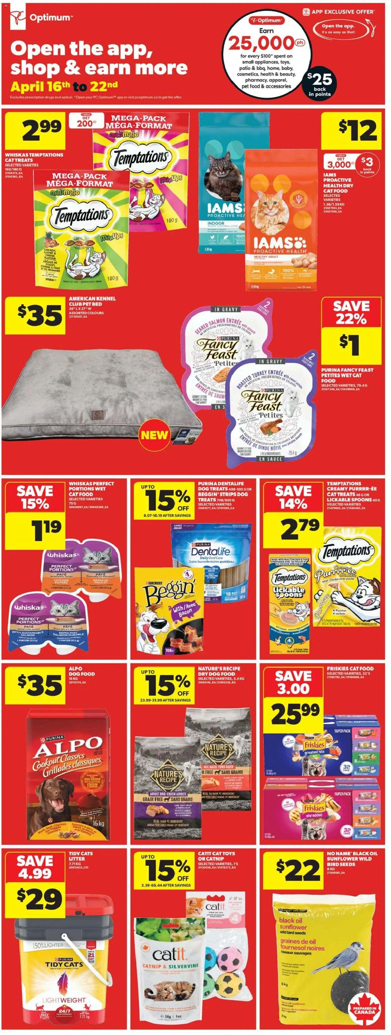 Real Canadian Superstore flyer valid from 16.04.2026 | Page: 16 | Products: PC, Bed, Oil, Chicken