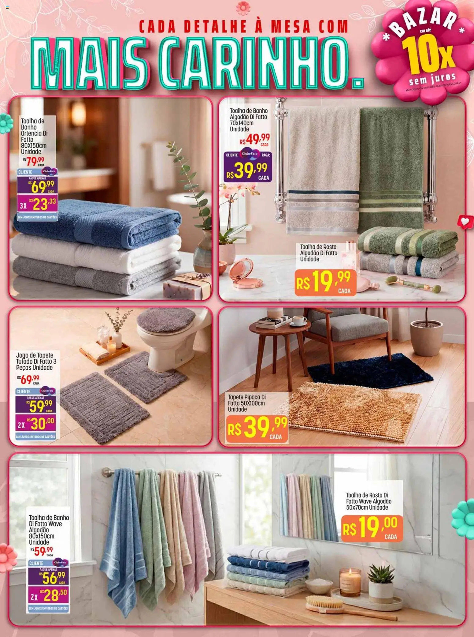 Super Muffato Folheto - válido de 01.05.2026 | Página: 5 | Produtos: Mesa, Tapete, Toalha de banho, Pipoca