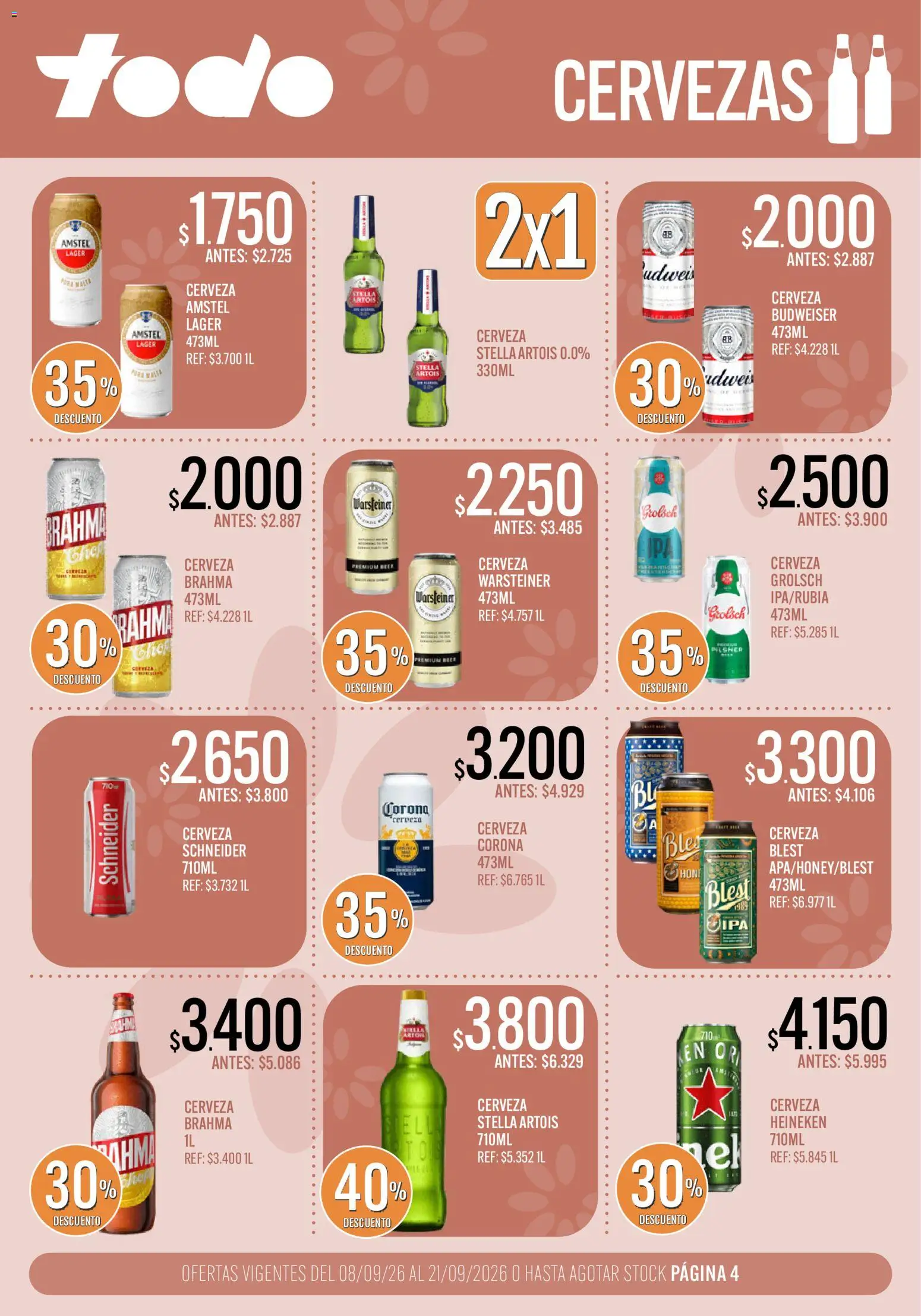Supermercados TODO catálogo │ válido desde el 08/09/2026 | Página: 4