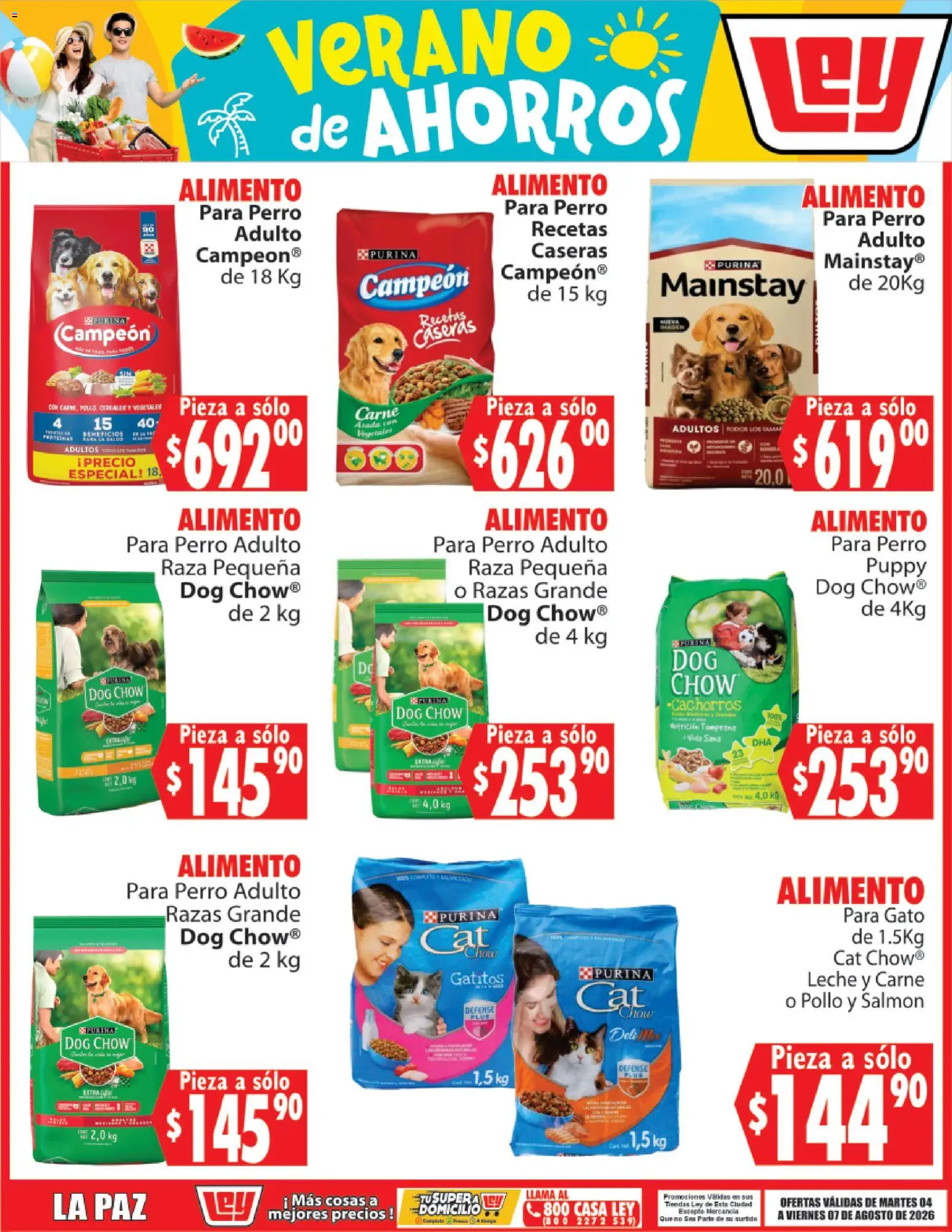 Nuevas ofertas de Casa Ley válidas en toda la República Mexicana desde el 04/08/2026. ¡Encuentra las mejores ofertas en Casa Ley folleto Verano de ahorros! | Página: 8 | Productos: Pollo, Leche