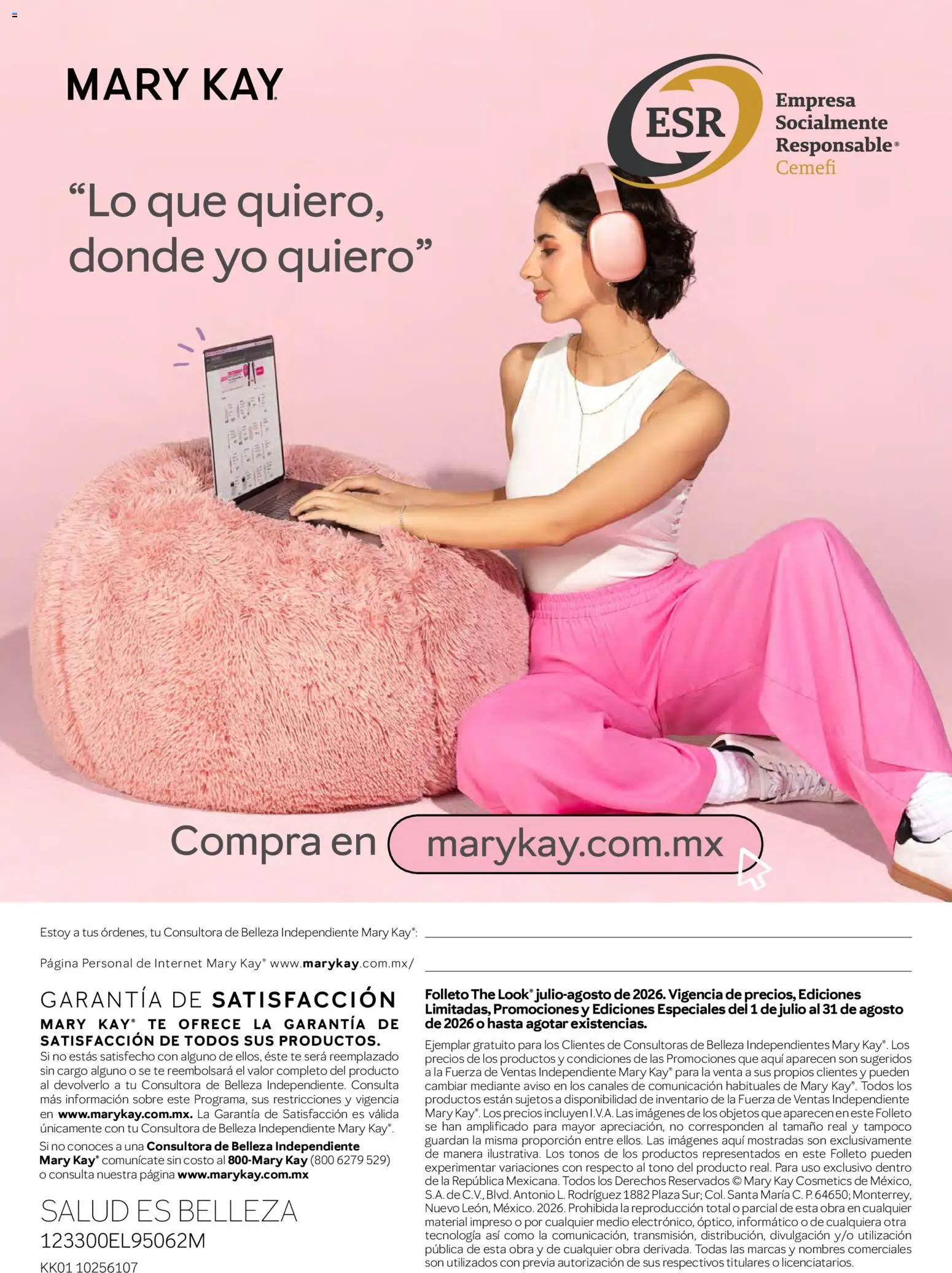 Nuevas ofertas de Mary Kay válidas en toda la República Mexicana desde el 01/07/2026. ¡Encuentra las mejores ofertas en Catálogo Mary Kay Julio Agosto 2026! | Página: 76 | Productos: Té, Sobre