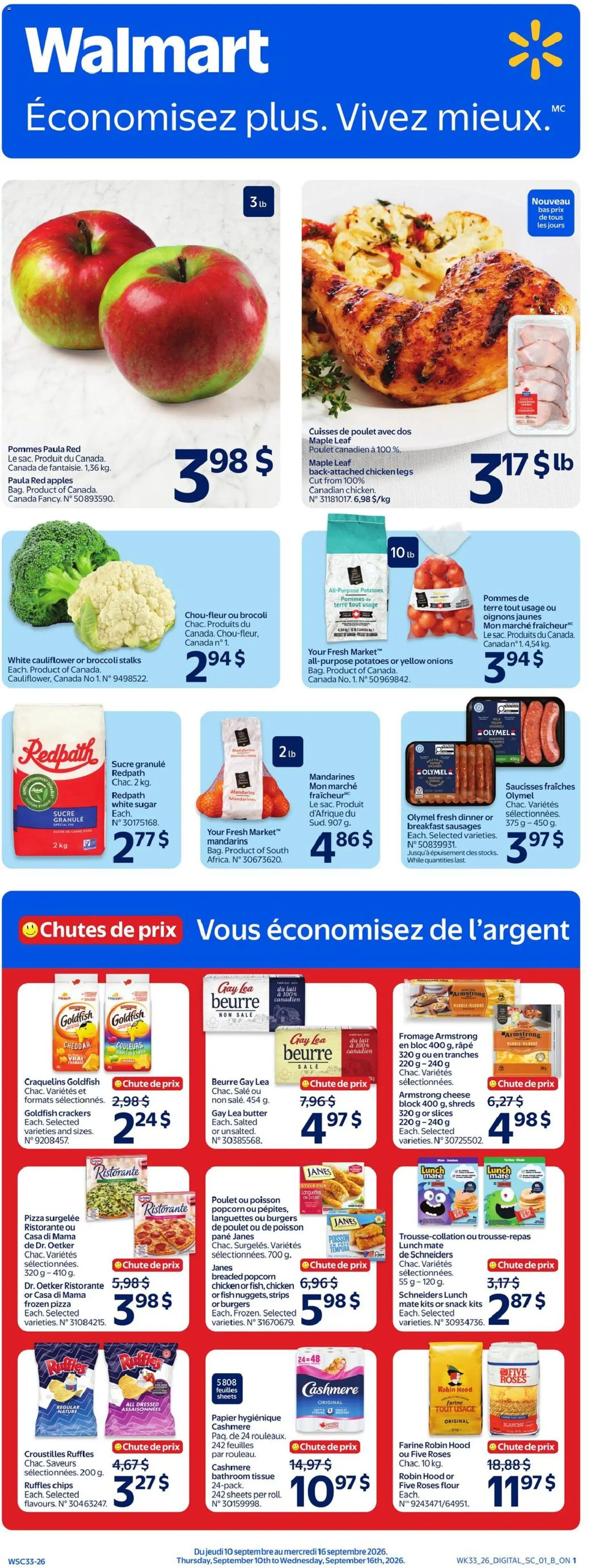Walmart flyer valid from Sep 10, 2026 | Page: 1