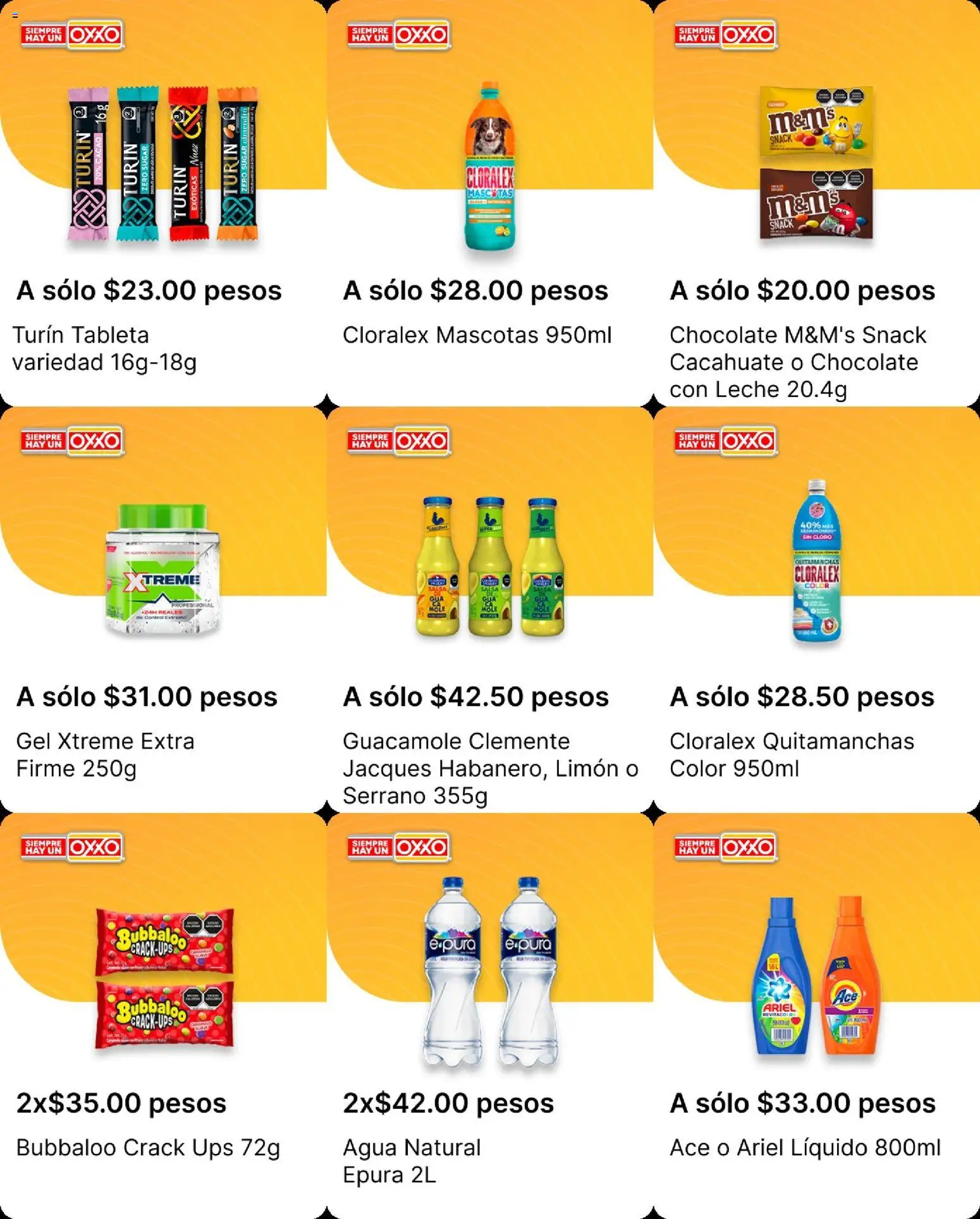 Nuevas ofertas de OXXO válidas en toda la República Mexicana desde el 03/09/2026. ¡Encuentra las mejores ofertas en OXXO folleto! | Página: 18 | Productos: Quitamanchas, Limón, Cacao, Guacamole
