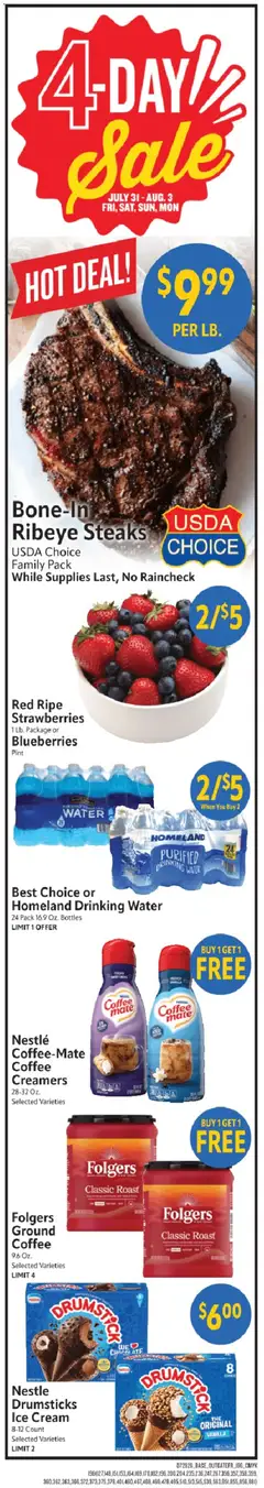 Preview of Homeland weekly ads valid from 07/29/2026 | Page: 3