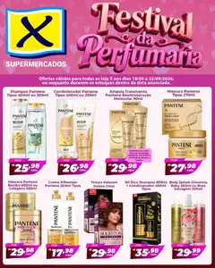 X Supermercados ofertas Festival da Perfumaria - Pré-Visualização do folheto da loja X Supermercados, válido de 18/09/2026