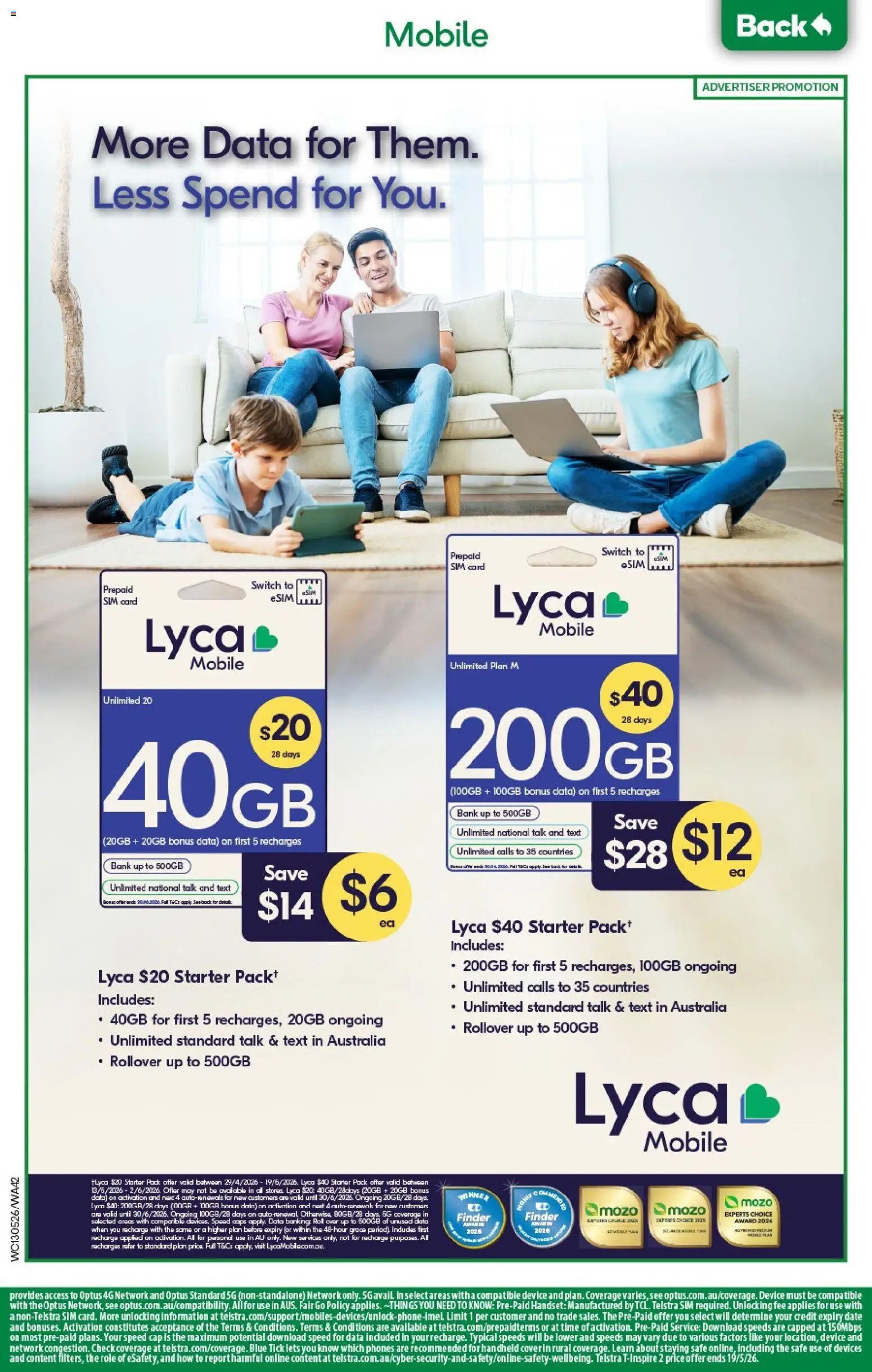 Woolworths catalogue - valid from 13.05.2026 | Page: 42 | Products: Date, Cap, Device, Mobile