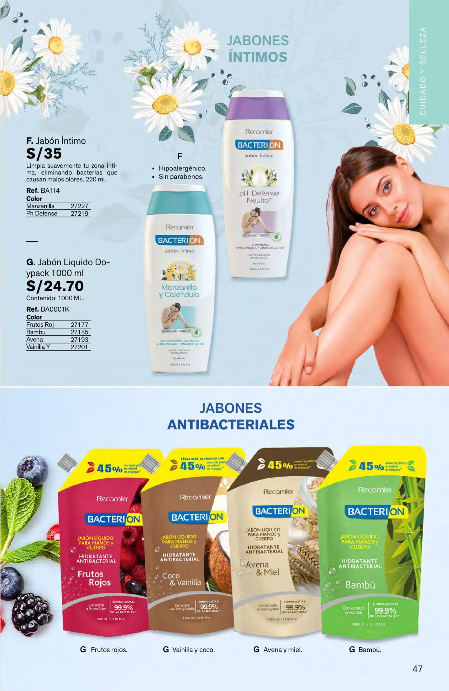 Catálogo Leonisa válido desde 27.04.2026 | Página: 47 | Productos: Jabón, Avena