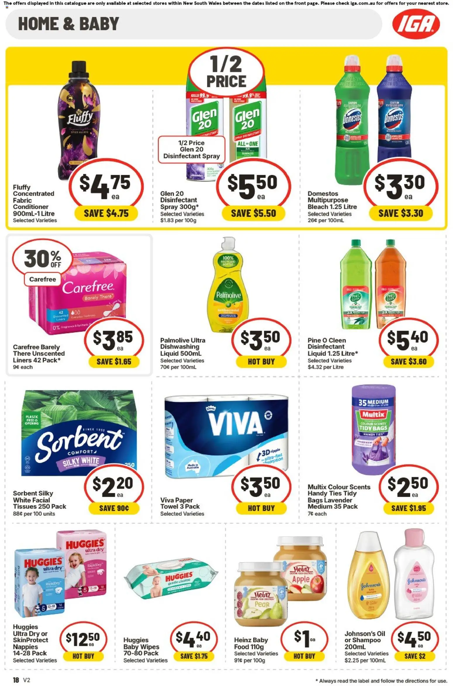 IGA catalogue - valid from 20.05.2026 | Page: 17 | Products: Shampoo, Conditioner, Pear, Multipurpose