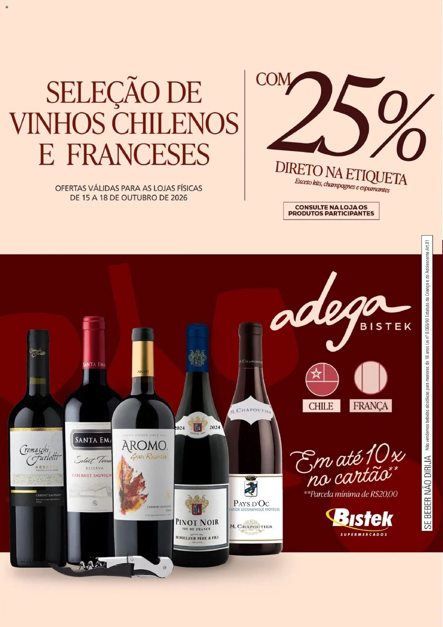 Bistek Supermercados Folheto - válido de 15/10/2026 | Página: 1