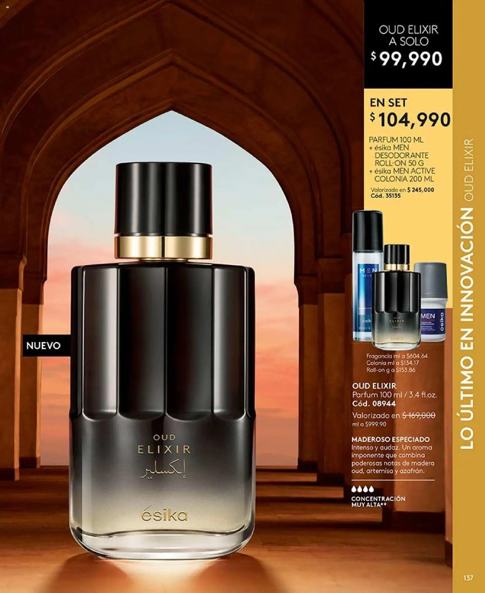 Ésika revista - valida desde el 07/08/2026 | Página: 137 | Productos: Fragancia, Desodorante
