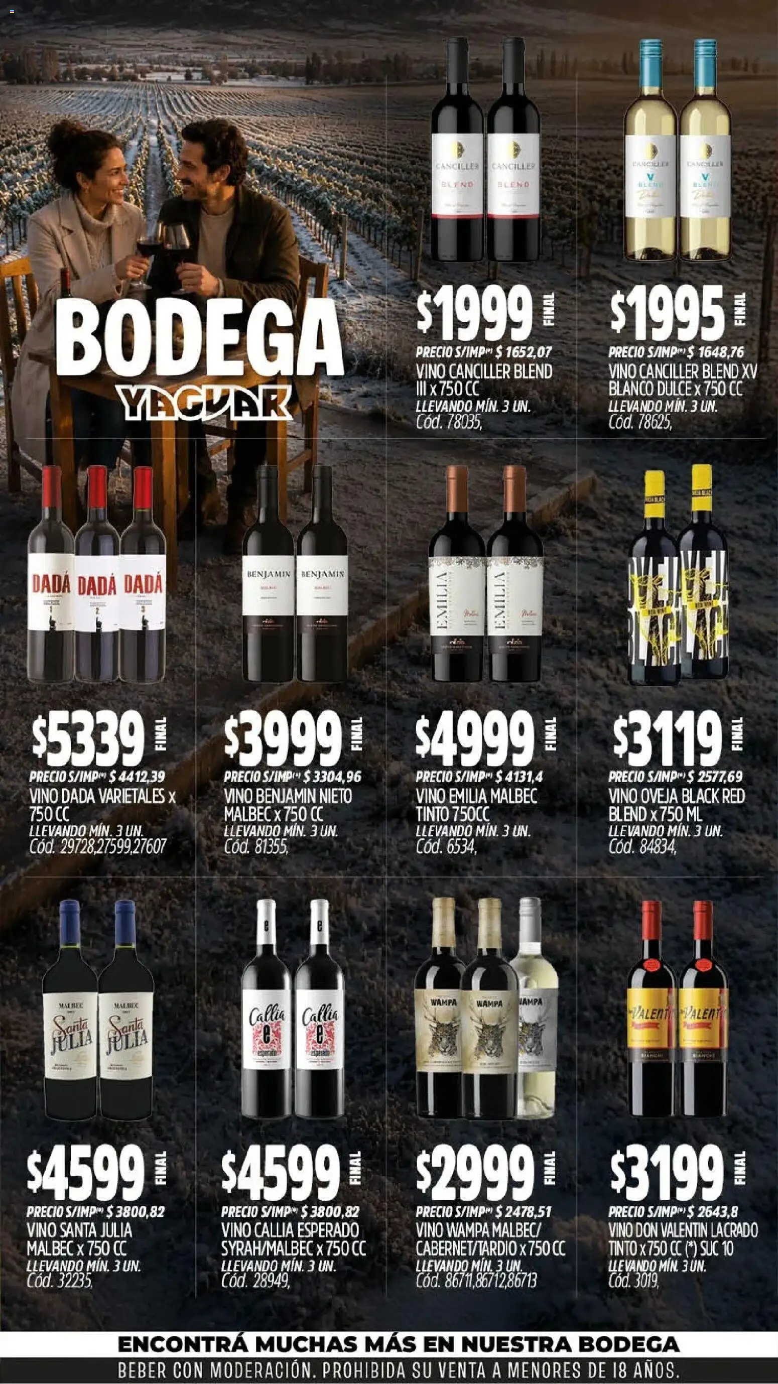 Yaguar - Oferta Semanal Mendoza │ válido desde el 27/07/2026 | Página: 5 | Productos: Vino