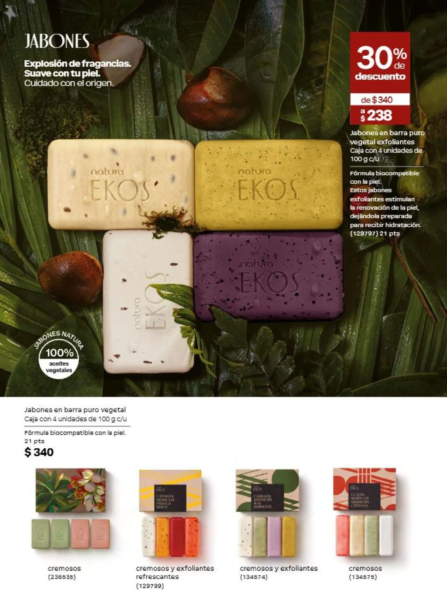 Nuevas ofertas de Natura válidas en toda la República Mexicana desde el 11/09/2026. ¡Encuentra las mejores ofertas en Natura campaña 14 2026! | Página: 104 | Productos: Barra, Caja
