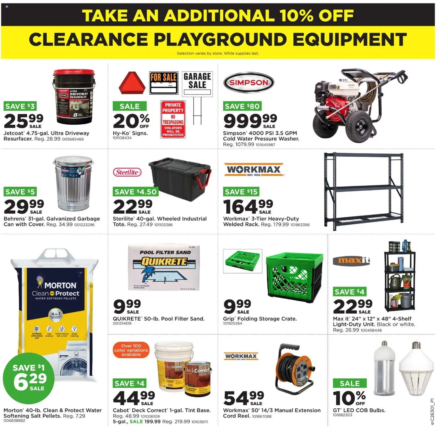 Mills Fleet Farm Weekly Ad - valid from 07/20/2026 | Page: 12 | Products: Water, Salt