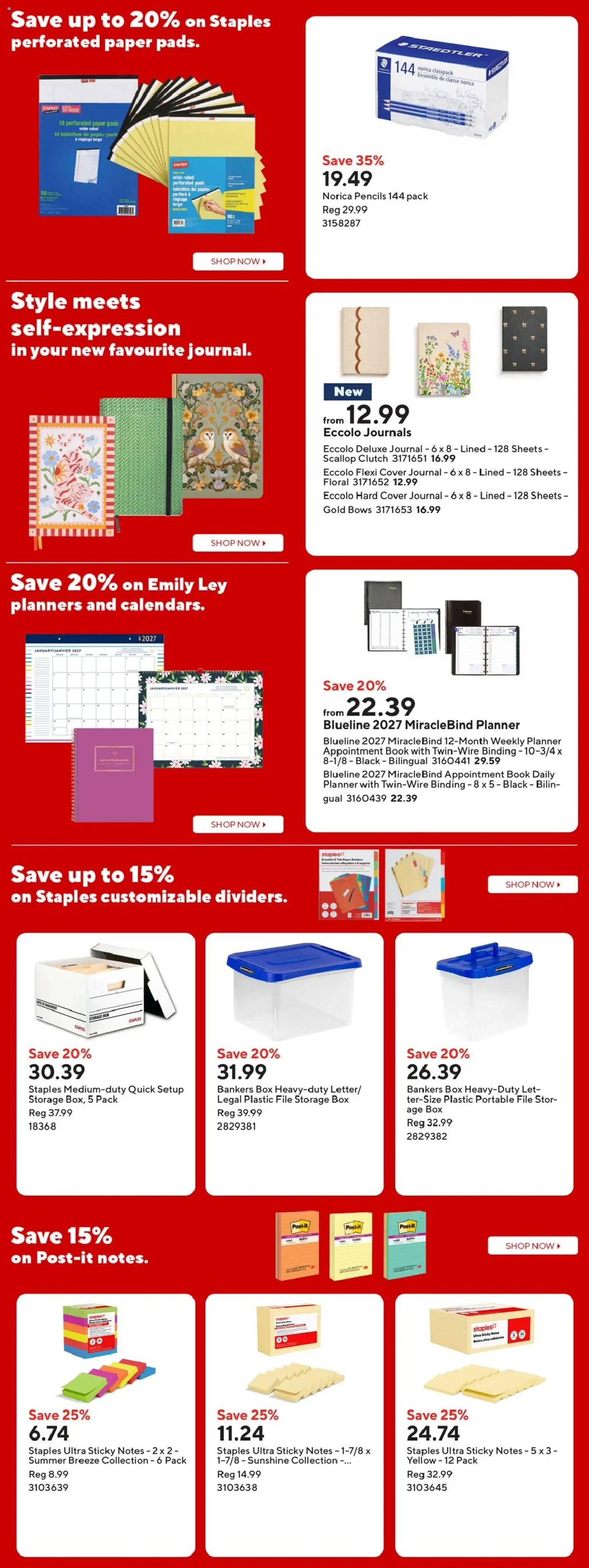 Staples flyer valid from Oct 9, 2026 | Page: 15