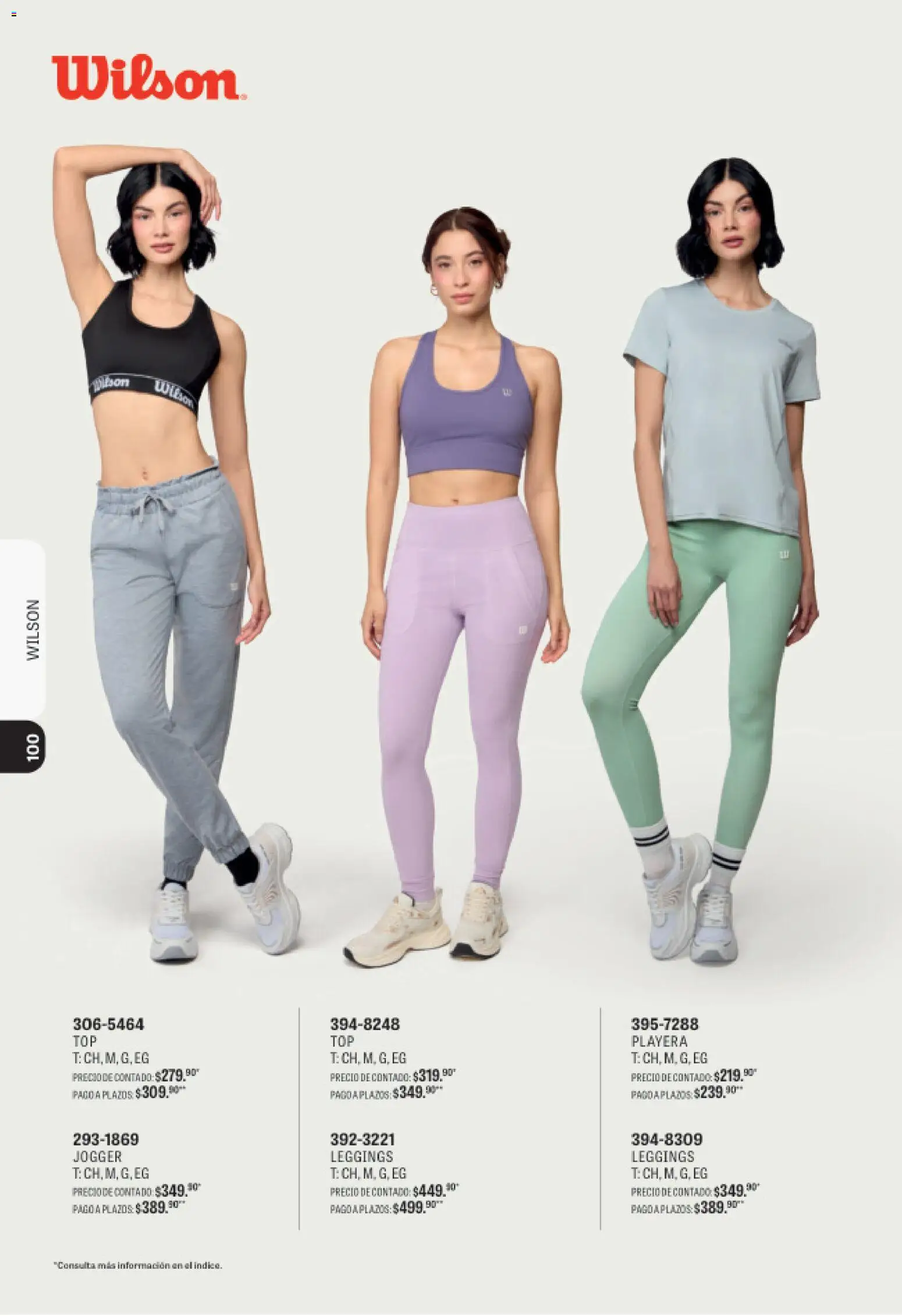 Nuevas ofertas de Andrea válidas en toda la República Mexicana desde el 09/08/2026. ¡Encuentra las mejores ofertas en Andrea catálogo Deportivo Completo! | Página: 100 | Productos: Leggings, Playera