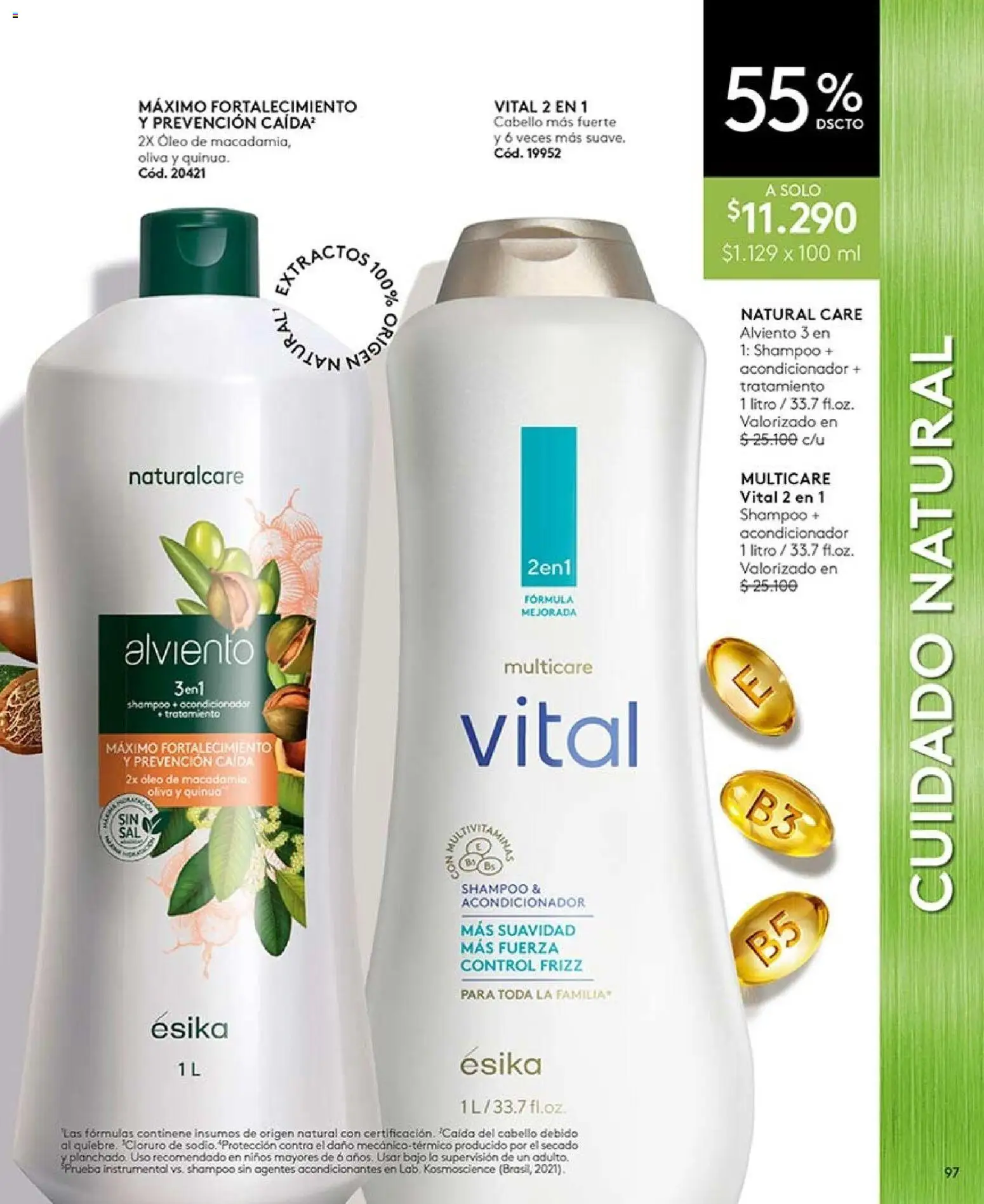 Catálogo Ésika Campaña 12 │ válido desde el 06.07.2026 | Página: 97 | Productos: Oliva, Acondicionador, Shampoo
