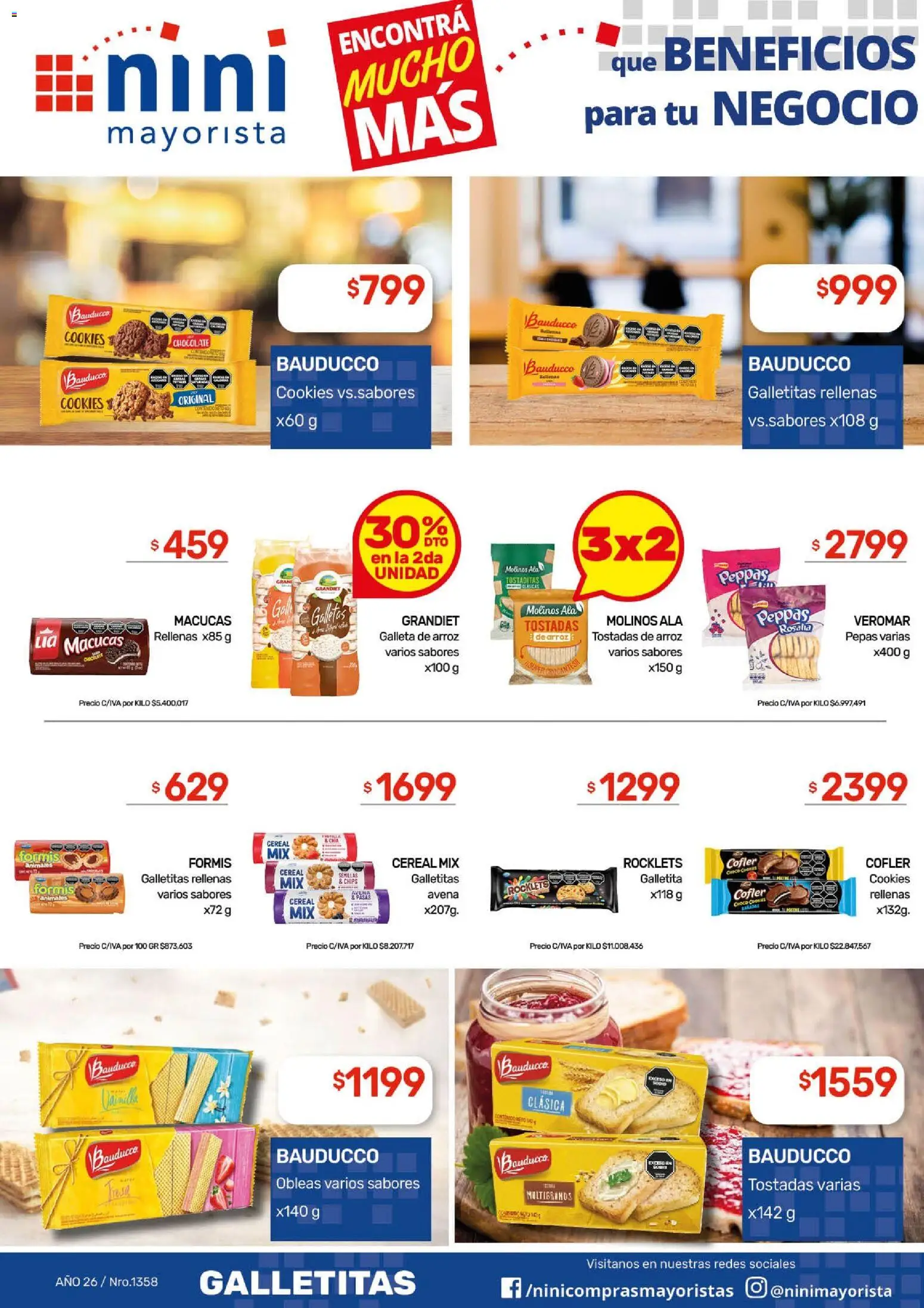NINI Mayorista ofertas │ válido desde el 04.05.2026 | Página: 35 | Productos: Galletitas, Semillas, Chocolate, Arroz