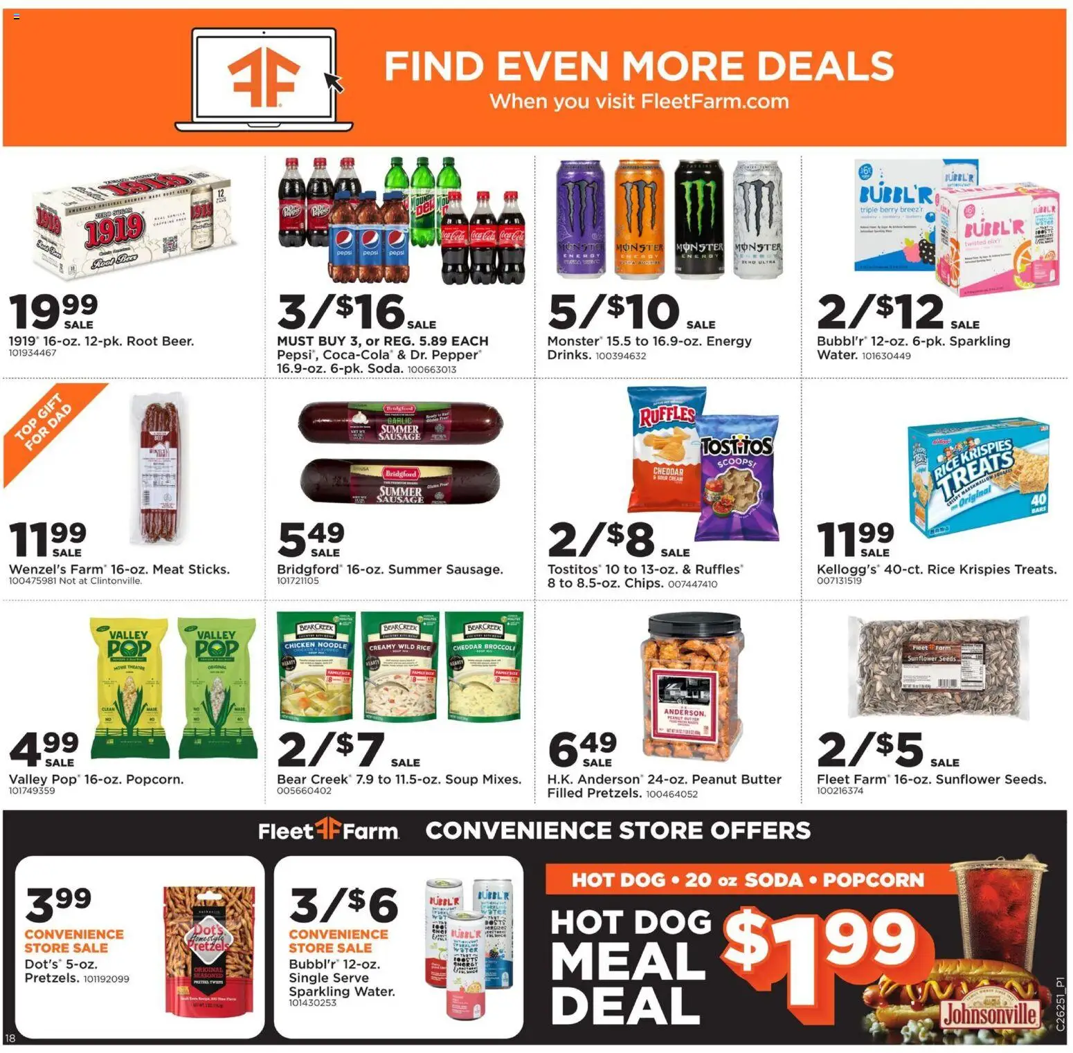 Mills Fleet Farm Weekly Ad - valid from 15.06.2026 | Page: 22 | Products: Butter, Sour cream, Cream, Pepper