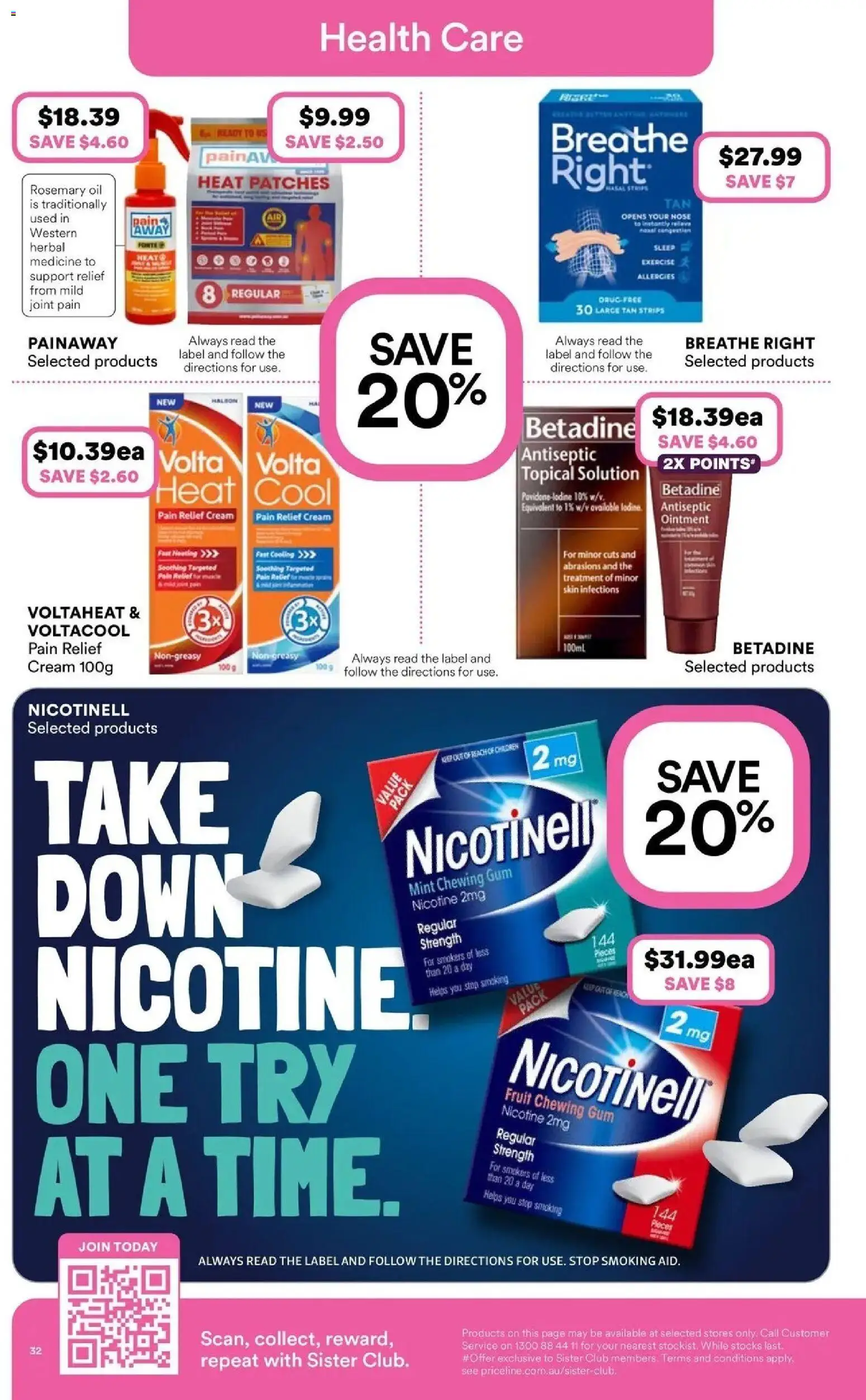 Priceline Pharmacy catalogue - valid from 01/07/2026 | Page: 32 | Products: Gum, Cream, Herbal, Treatment