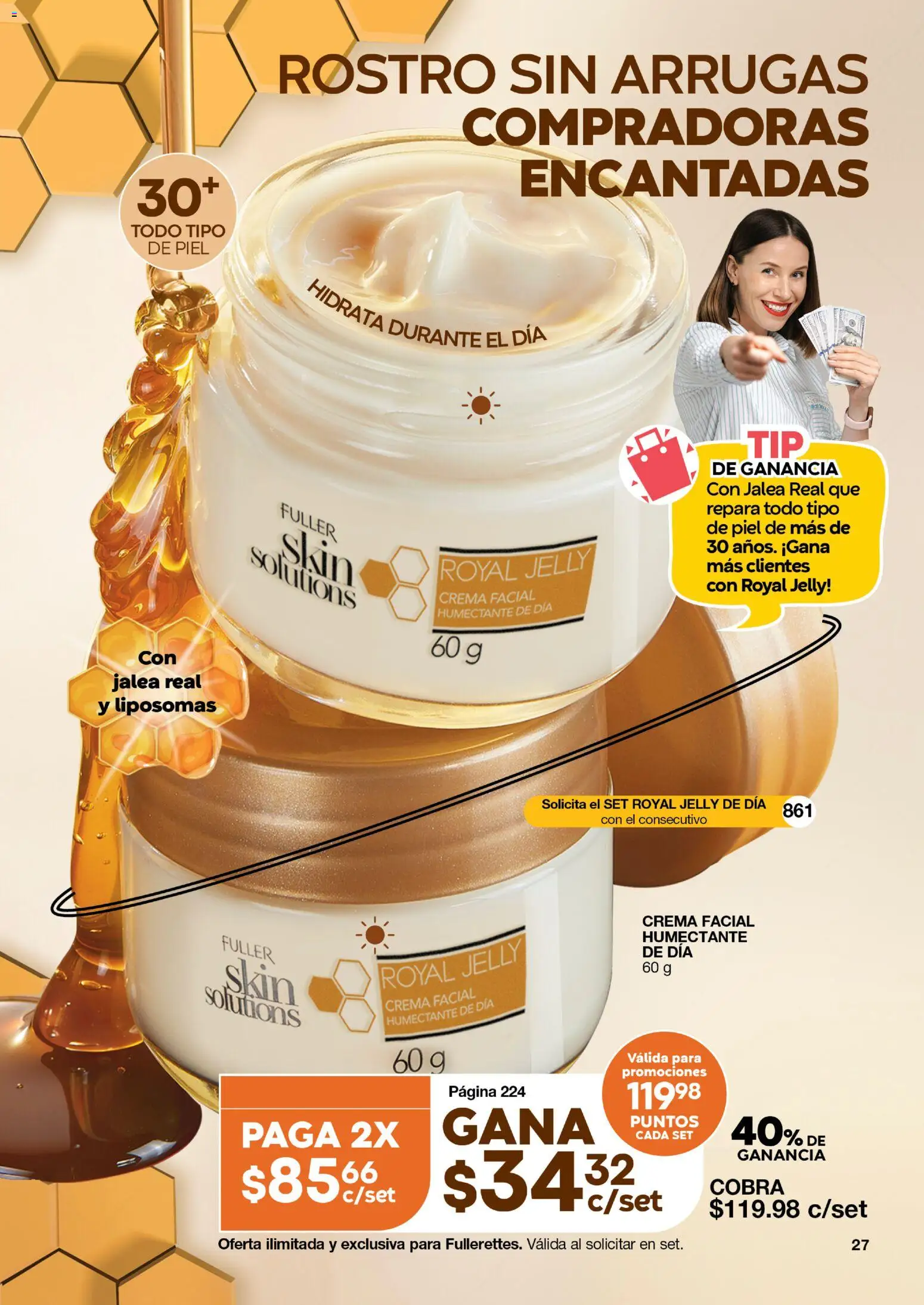 Nuevas ofertas de Fuller válidas en toda la República Mexicana desde el 22/07/2026. ¡Encuentra las mejores ofertas en Fuller Gana Más 8 2026! | Página: 27 | Productos: Crema