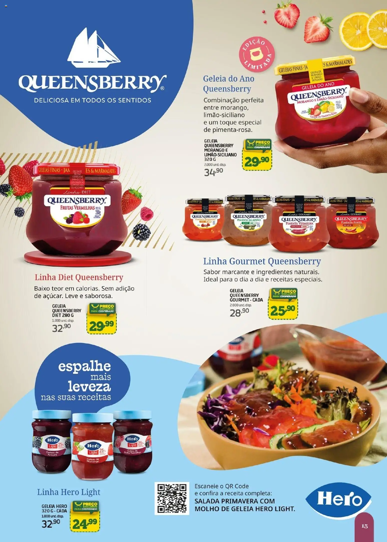 Cooper Folheto - válido de 27.05.2026 | Página: 15 | Produtos: Limão siciliano, Geleia, Baixo, Salada