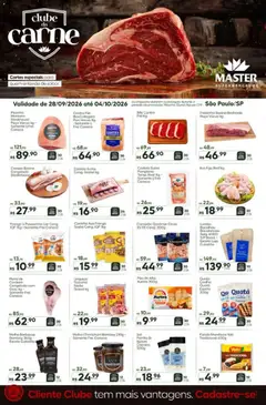 Master ofertas da Carne - Pré-Visualização do folheto da loja Master, válido de 28/09/2026