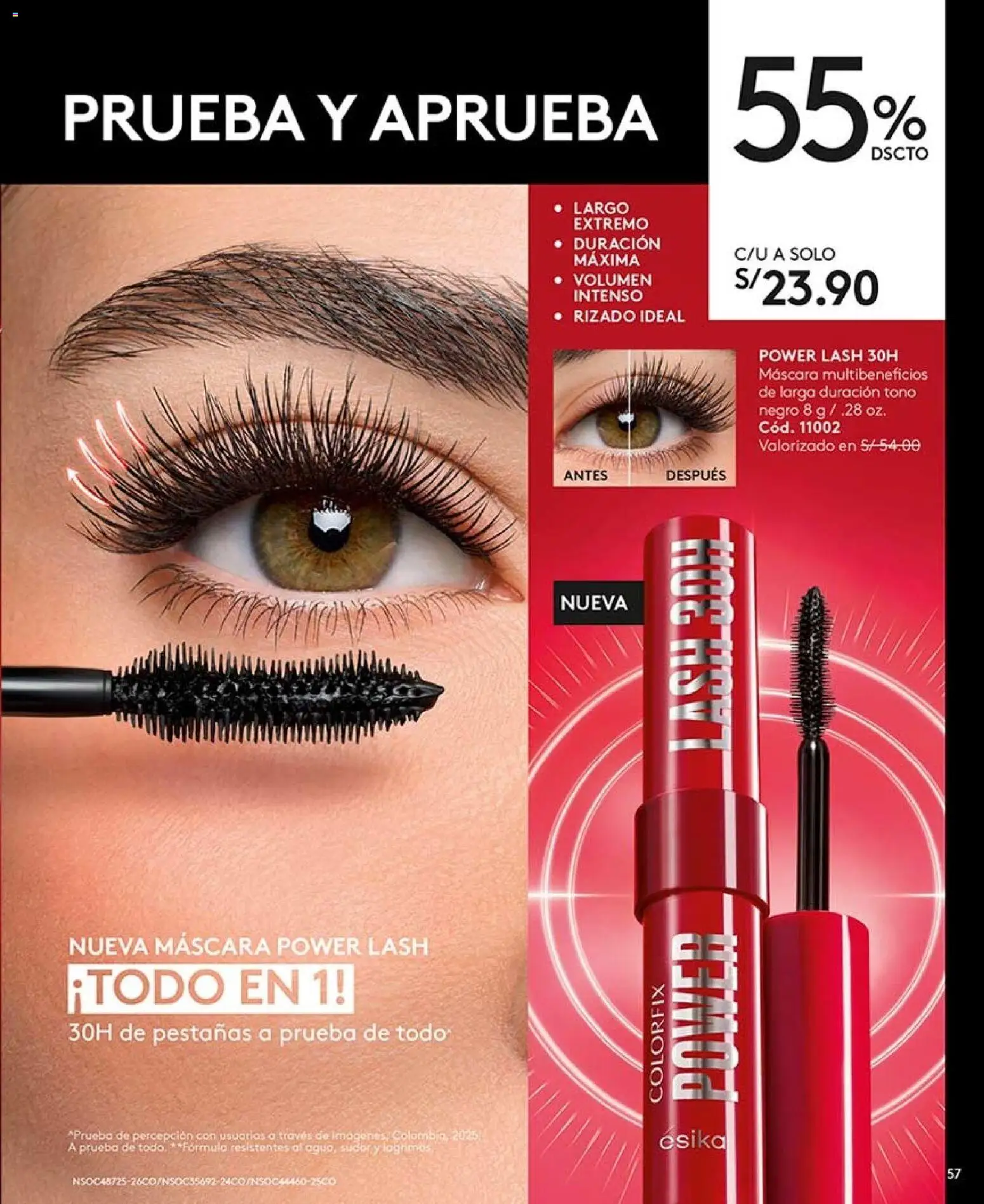 Catálogo Ésika válido desde 22/08/2026 | Página: 57 | Productos: Máscara