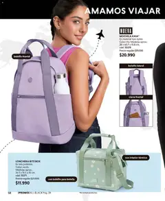Catálogo CyZone Campaña 10 válido desde el 01.06.2026 | Página: 58 | Productos: Lonchera, Botella, Mochila