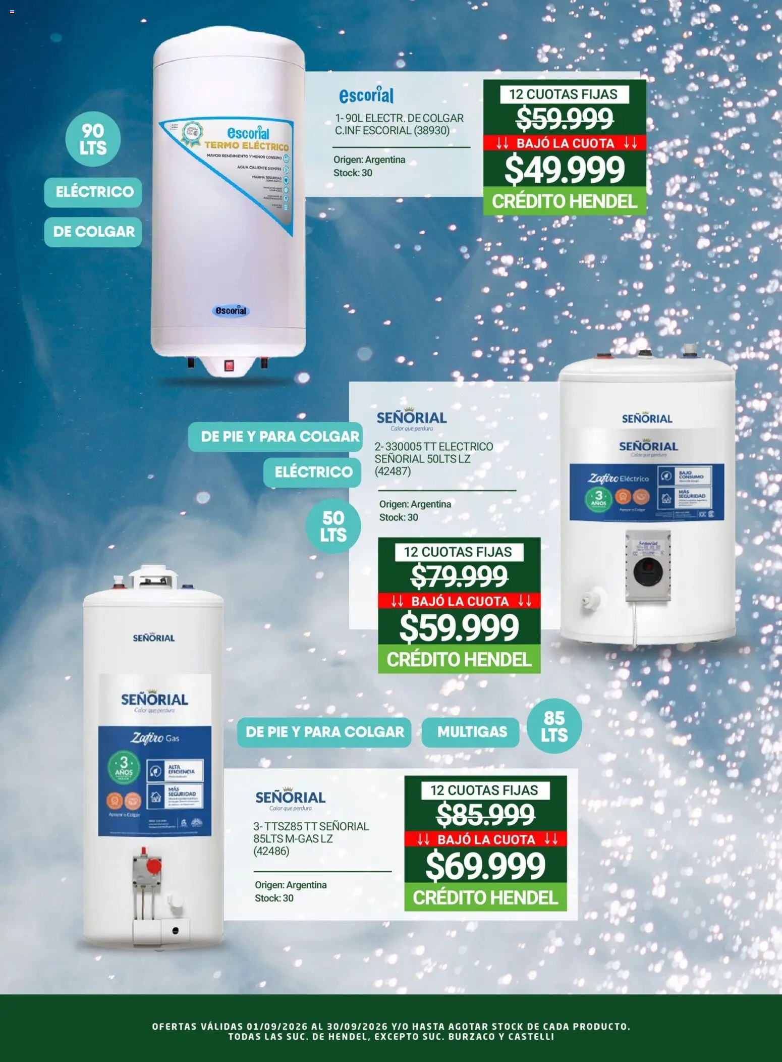 Hendel catálogo │ válido desde el 01/09/2026 | Página: 13 | Productos: Termo, Agua