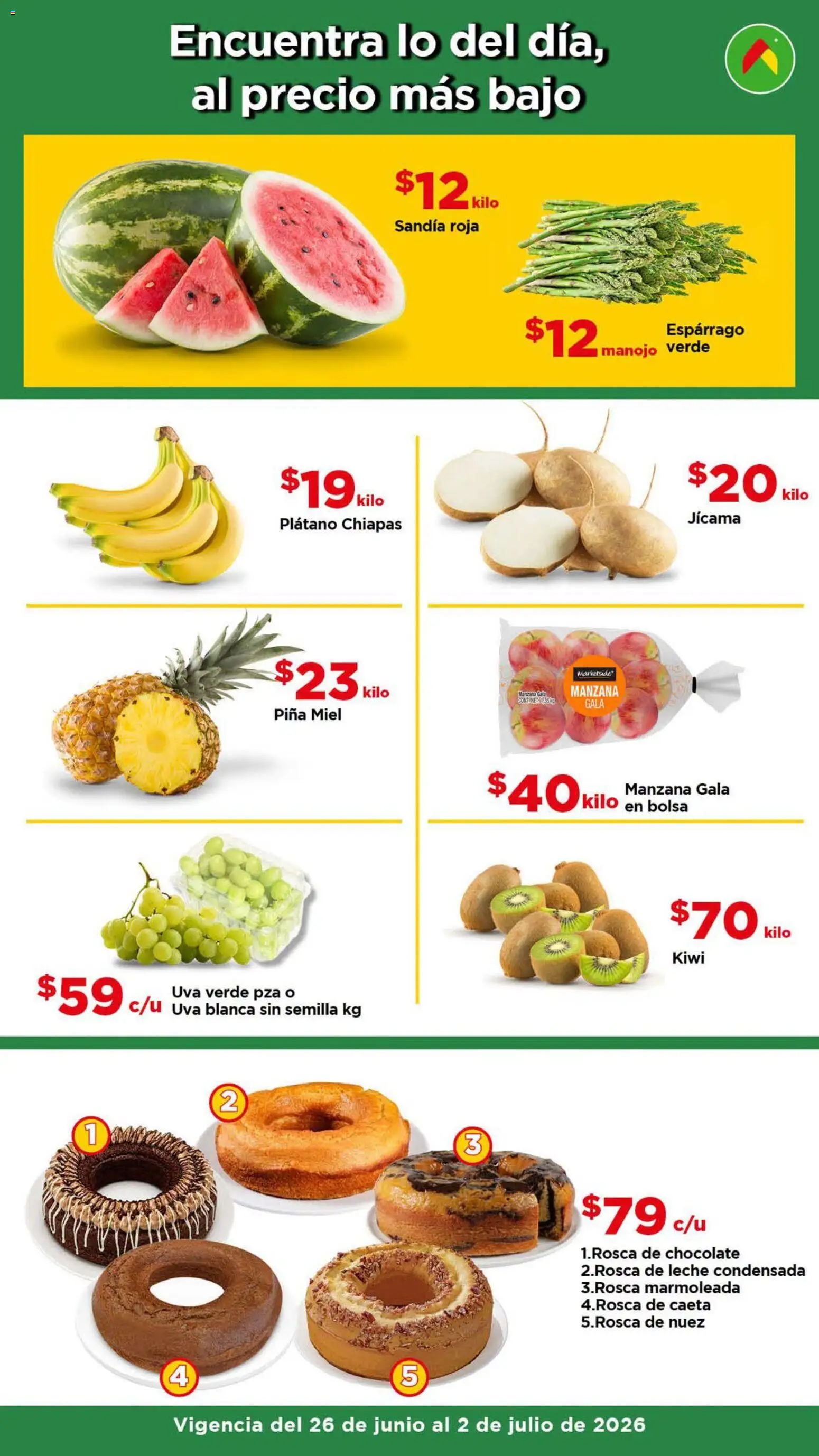 Nuevas ofertas de Bodega Aurrerá válidas en toda la República Mexicana desde el 26/06/2026. ¡Encuentra las mejores ofertas en Bodega Aurrerá folleto Date un gusto sin gastar de más! | Página: 3