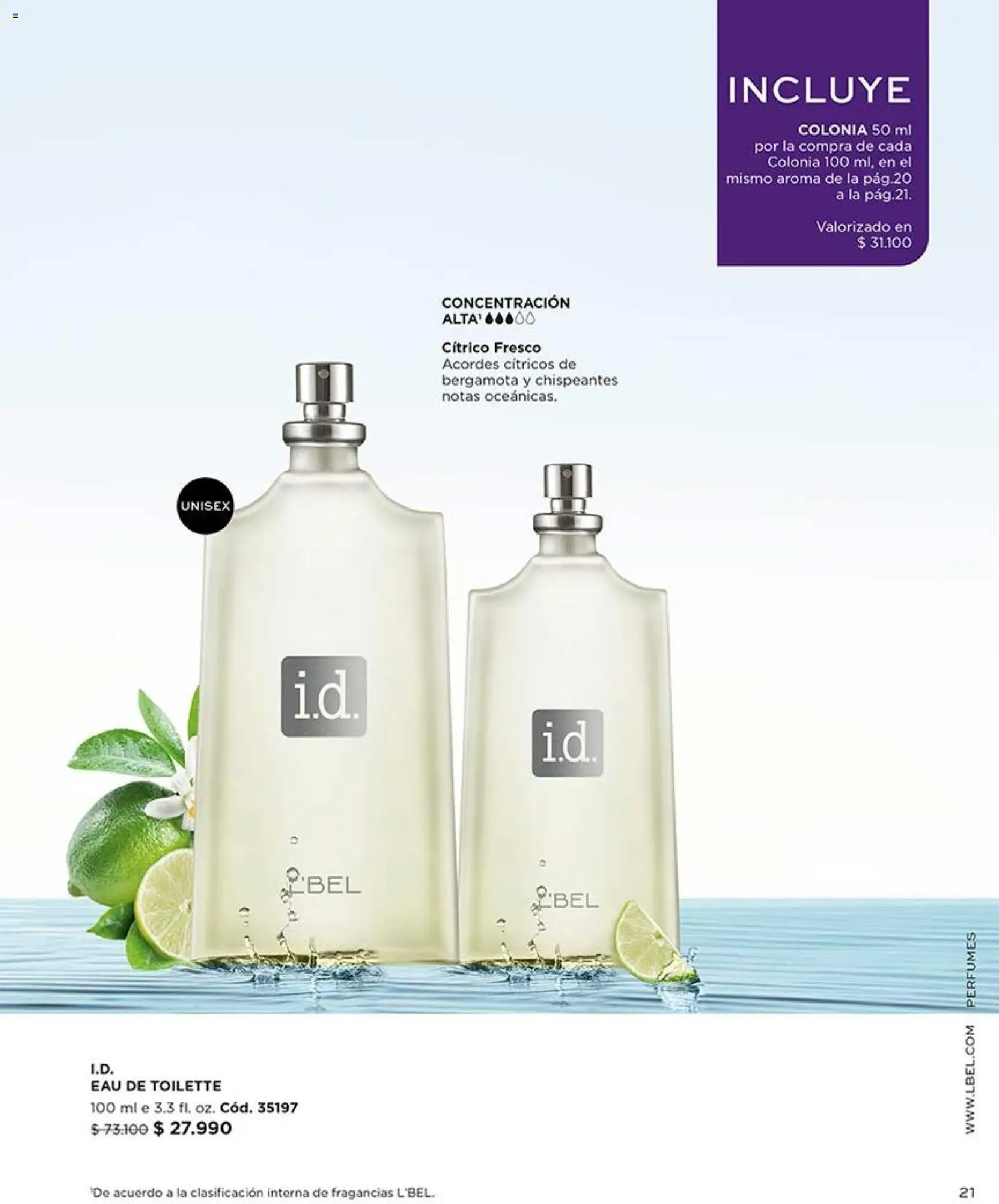 Catálogo L'Bel Campaña 11 │ válido desde el 15.06.2026 | Página: 21 | Productos: Eau de toilette