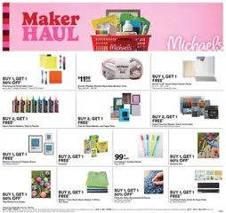 Preview of Michaels weekly ads valid from 07/31/2026