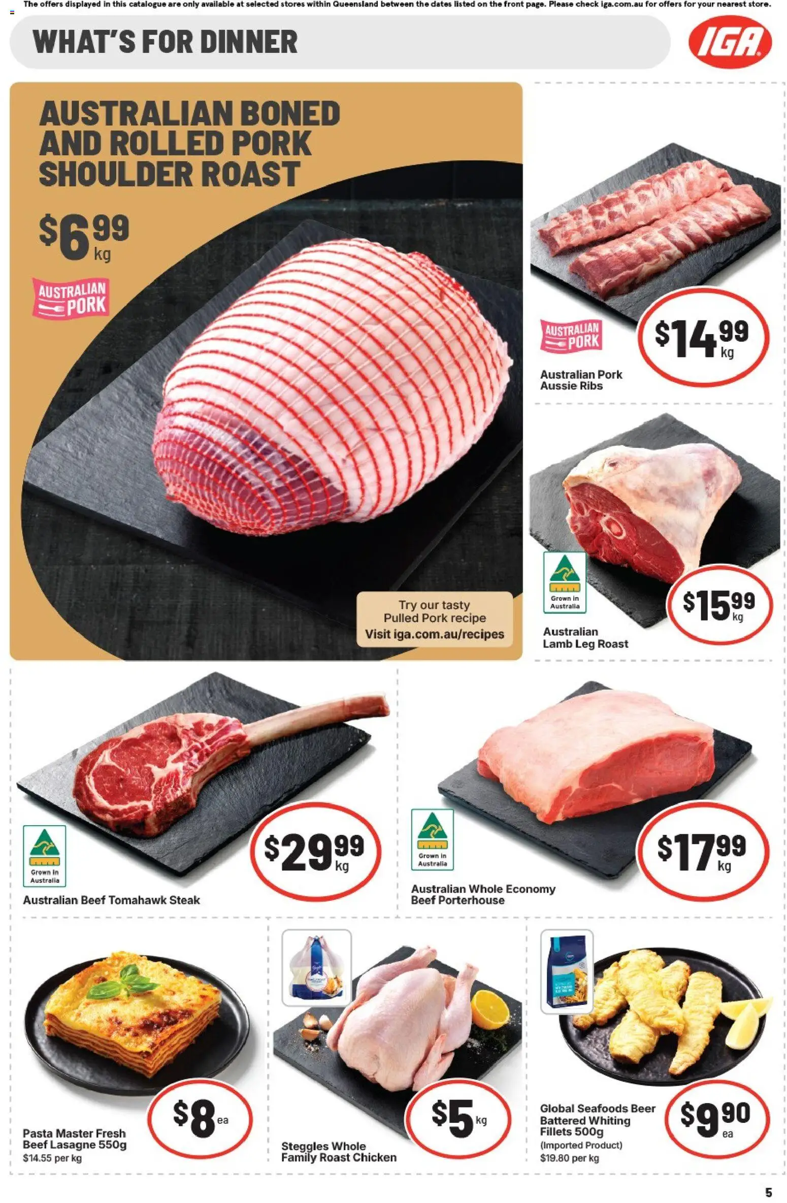 IGA catalogue - valid from 02/09/2026 | Page: 6 | Products: Lamb, Beef, Pasta, Roast