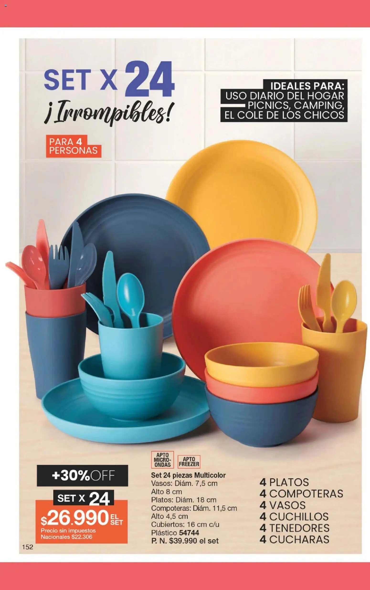 Gigot catálogo 11 │ válido desde el 01/07/2026 | Página: 158 | Productos: Freezer, Vasos