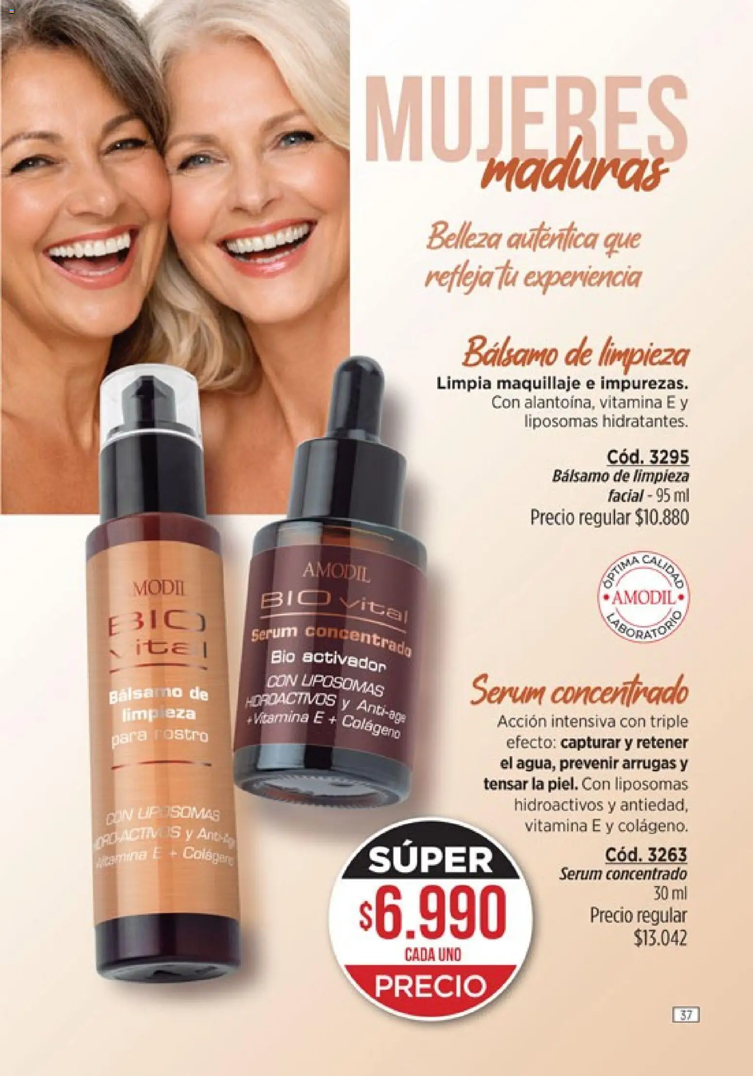 Catálogo Amodil Campaña 4 │ válido desde el 01/03/2026 | Página: 37 | Productos: Maquillaje, Serum, Bálsamo