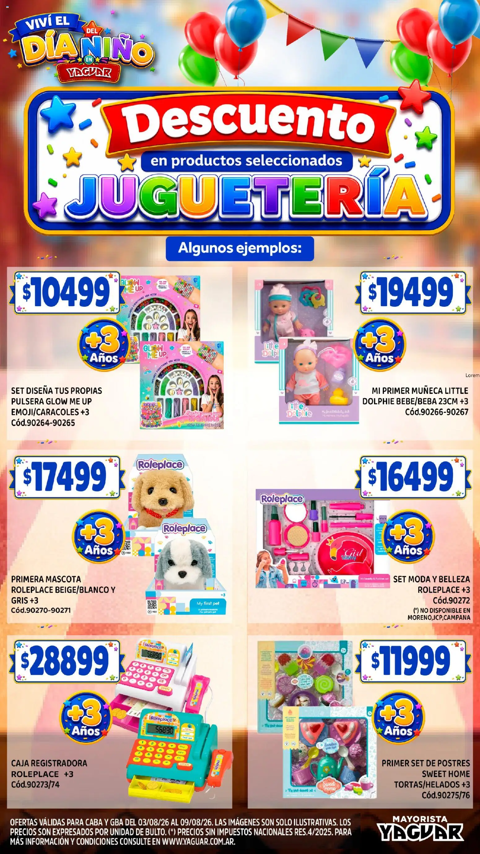 Yaguar - Oferta semanal Parque Chacabuco │ válido desde el 03/08/2026 | Página: 3 | Productos: Pulsera, Caja