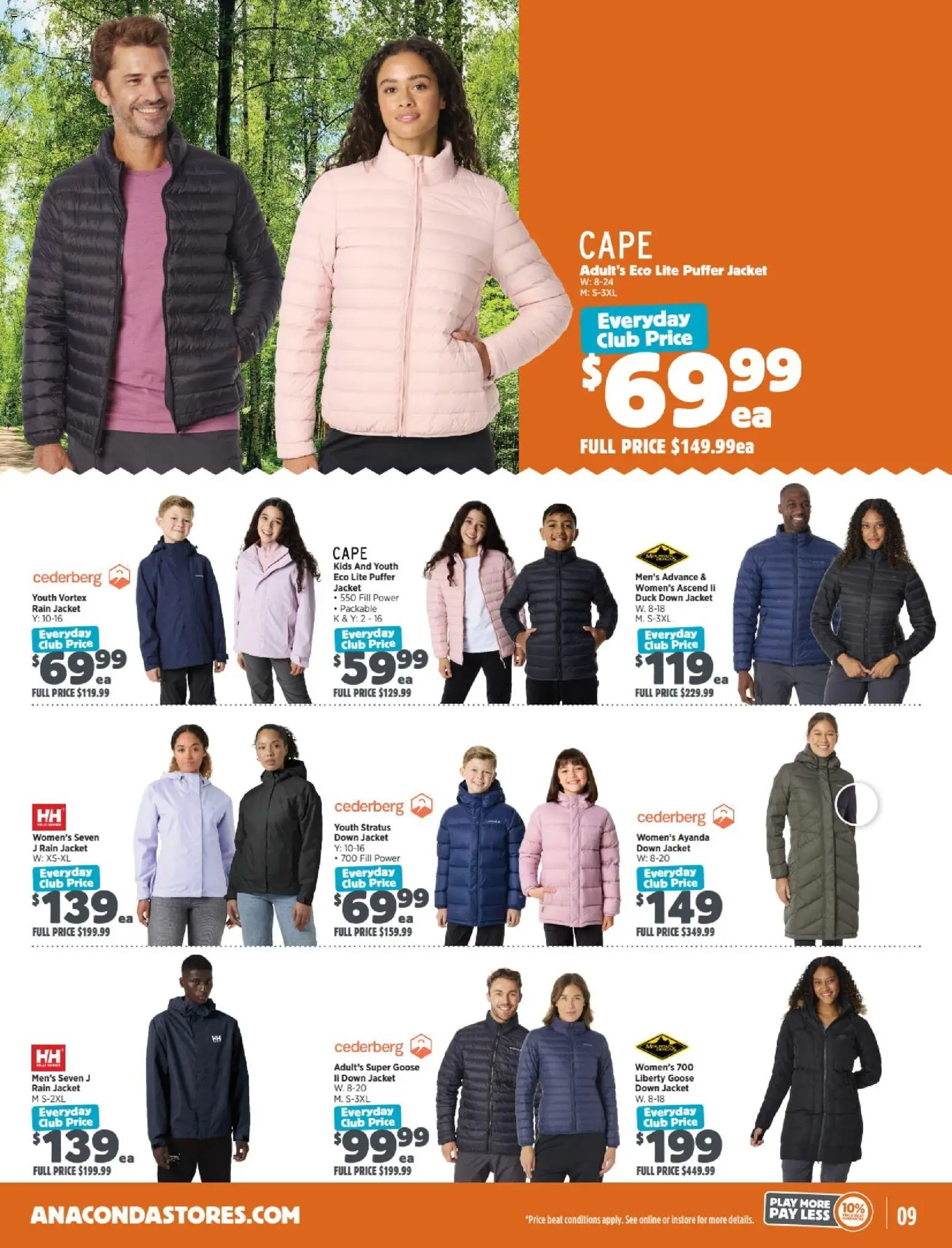 Anaconda catalogue - valid from 24/08/2026 | Page: 9 | Products: Duck, Jacket, Goose