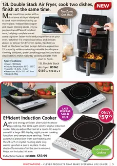 Preview of Innovations catalogue - valid from 24/08/2026 | Page: 5 | Products: Fryer, Induction cooker, Digital, Bench