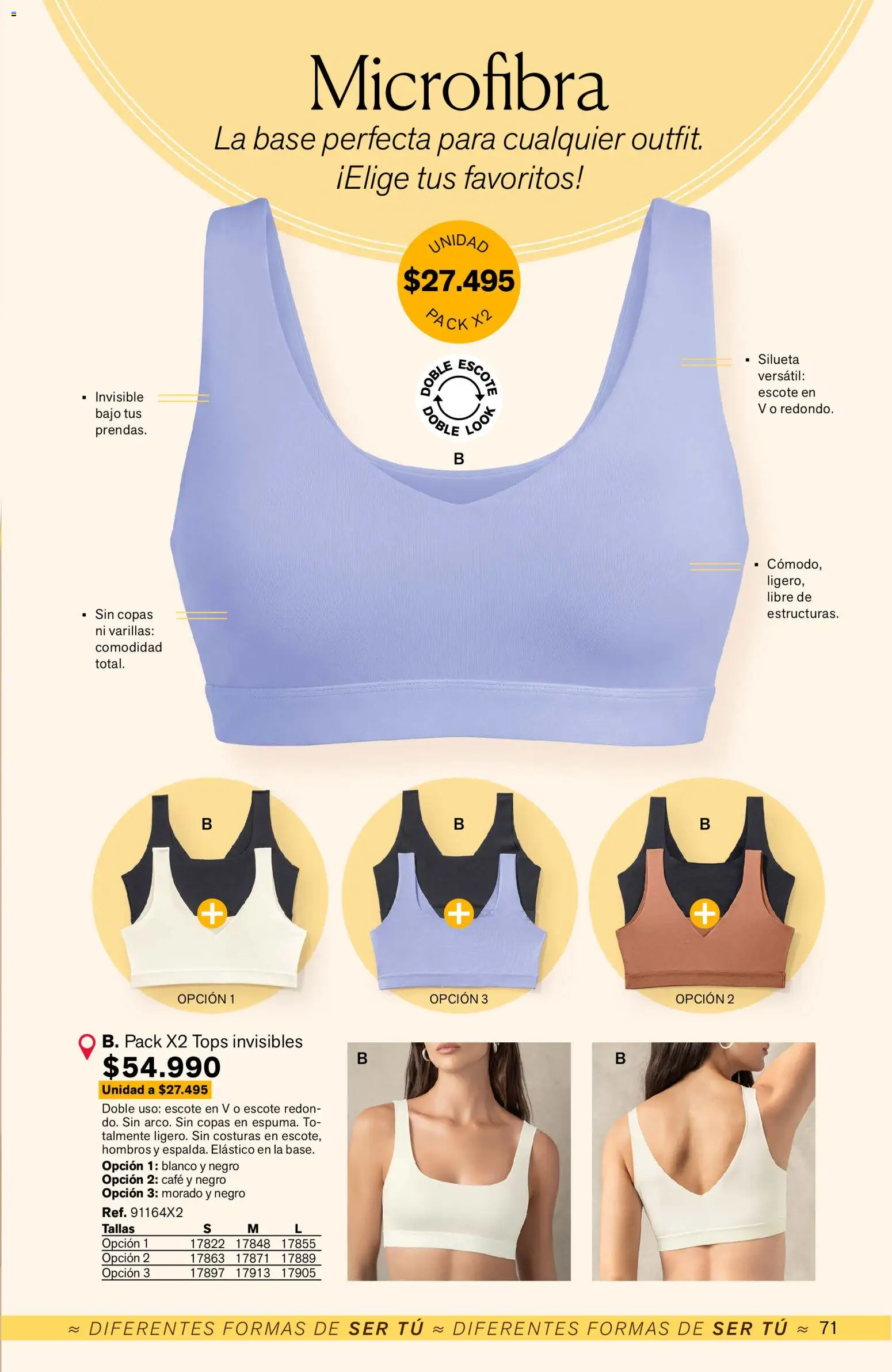 Leonisa revista - valida desde el 11/09/2026 | Página: 71 | Productos: Bajo, Café