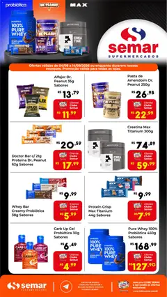 Semar Supermercado ofertas Feriado - Pré-Visualização do folheto da loja Semar Supermercado, válido de 04/09/2026