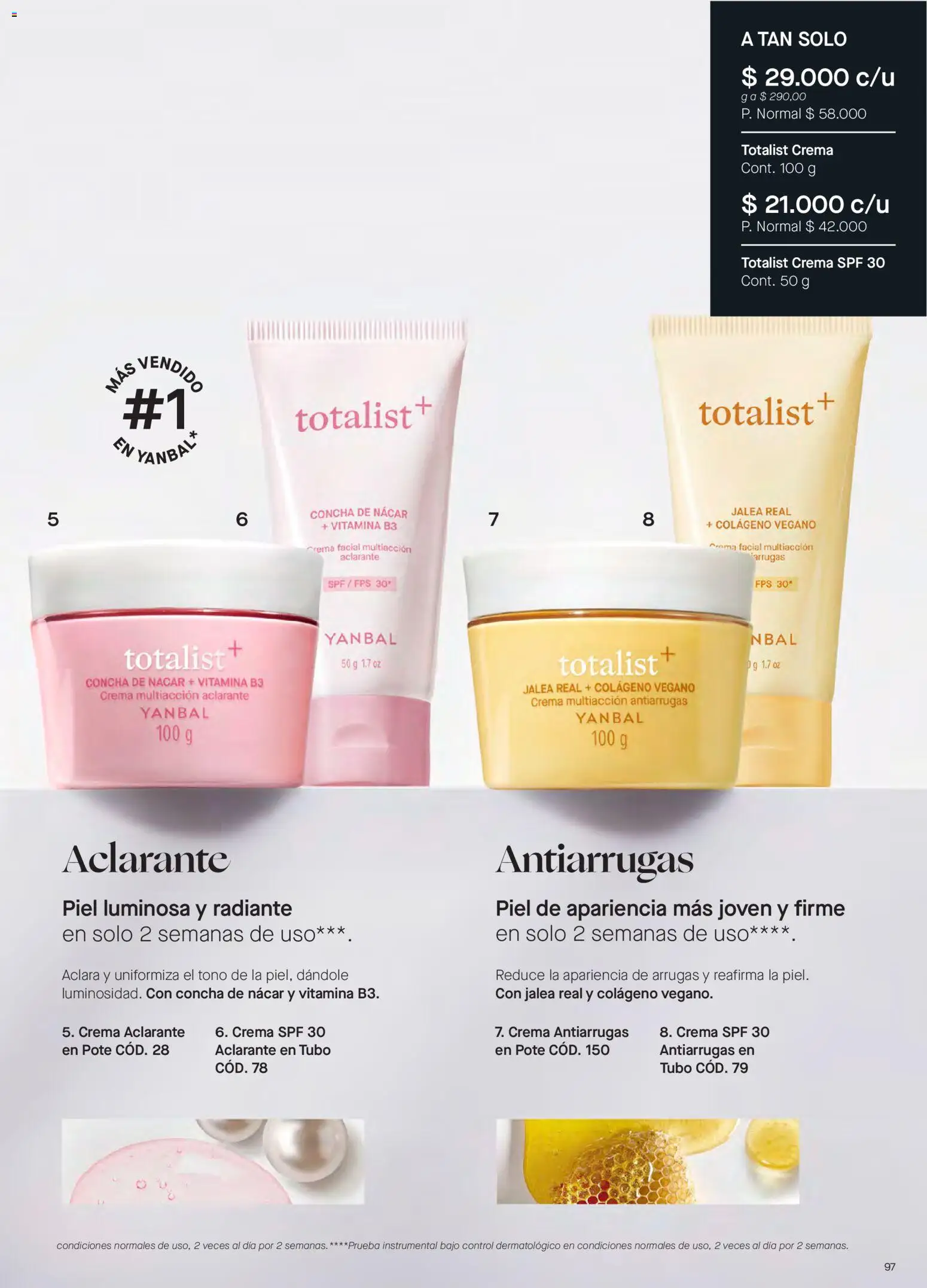 Yanbal revista - valida desde el 18/07/2026 | Página: 97 | Productos: Crema