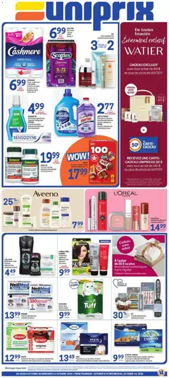 Preview of Uniprix weekly flyer / circulaire from shop Uniprix valid from Oct 8, 2026